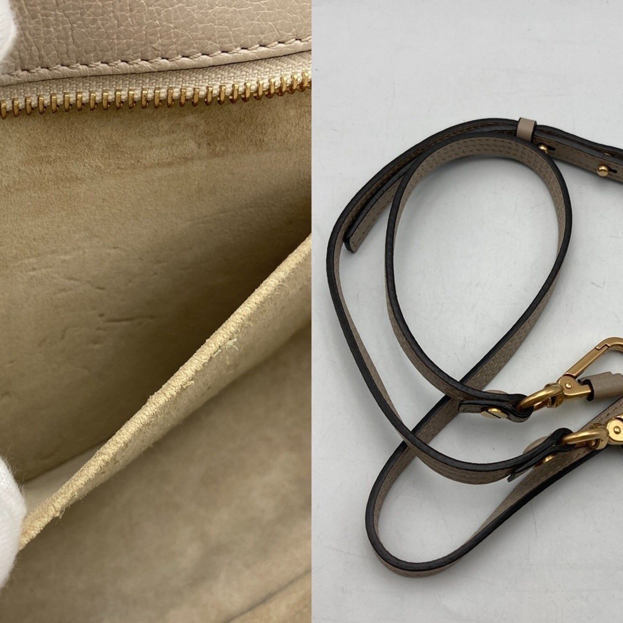 Chloé Gray Suede Shoulder Bag (Pre-Owned)