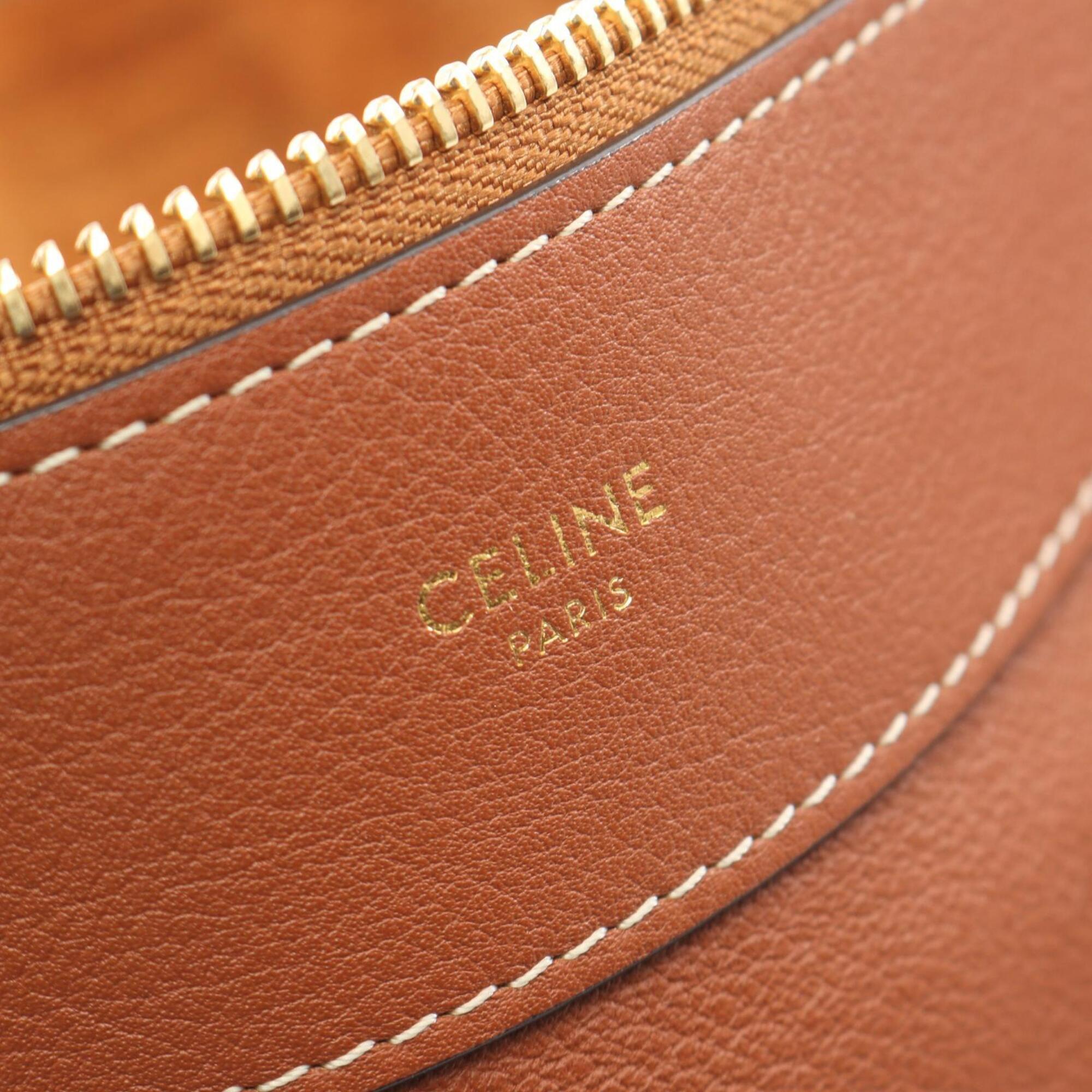 Celine Brown Leather Handbag (Pre-Owned)