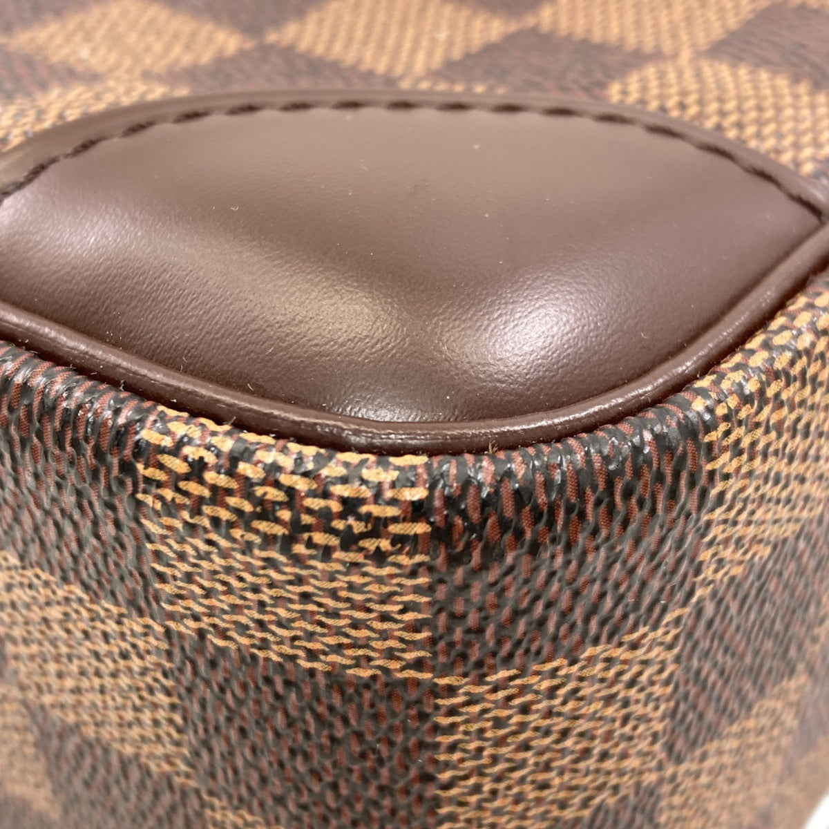 Louis Vuitton Damier Canvas Ebene Damier Canvas Shoulder Bag (Pre-Owned)
