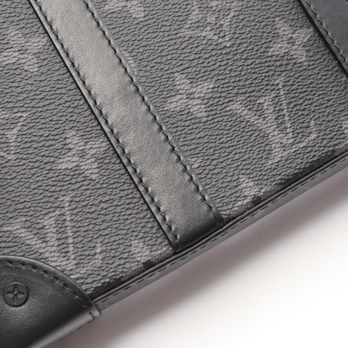 Louis Vuitton Black Monogram Eclipse Coated Canvas Leather Handbag Shoulder Bag (Pre-Owned)