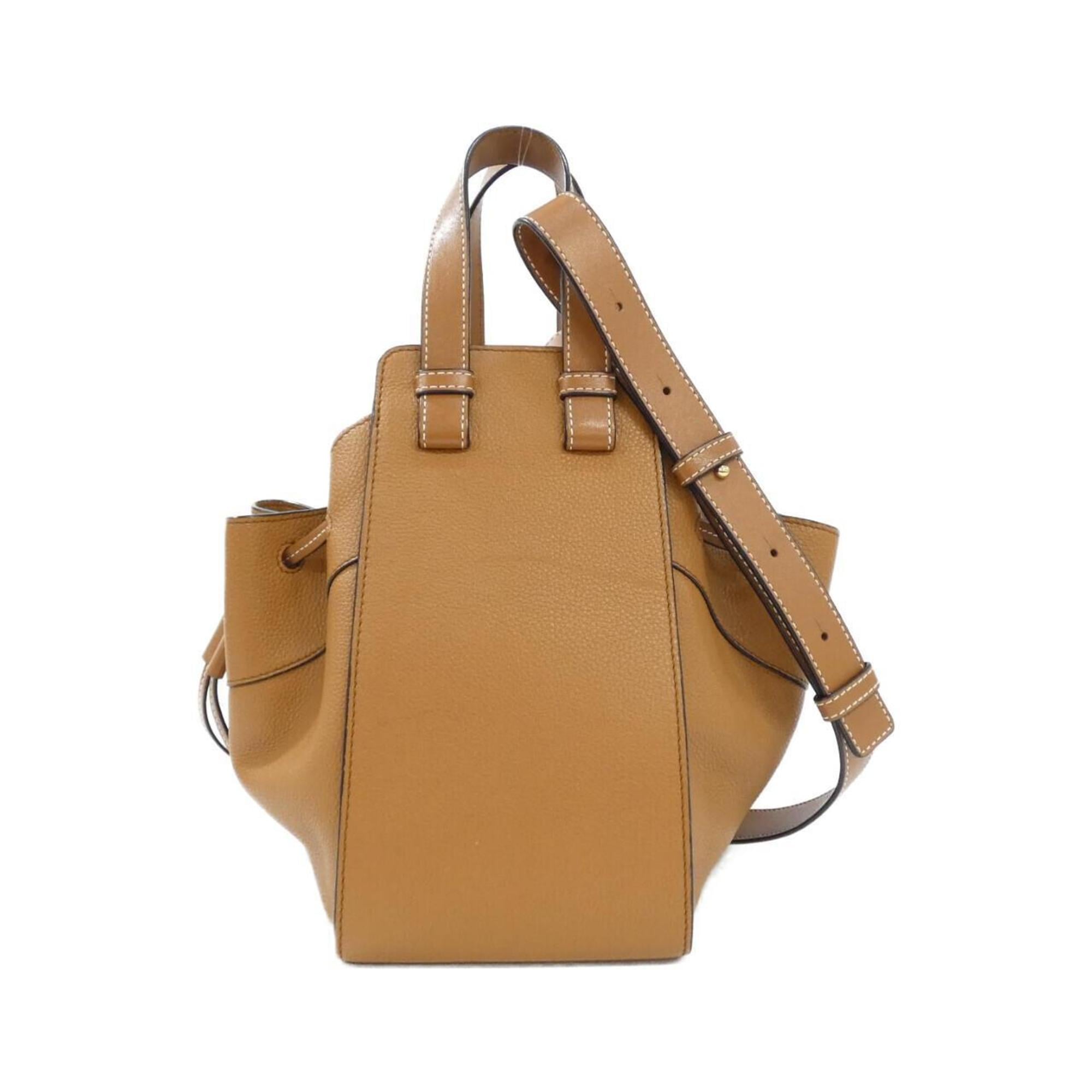 Loewe Hammock Light Camel Leather Shoulder Bag (Pre-Owned)
