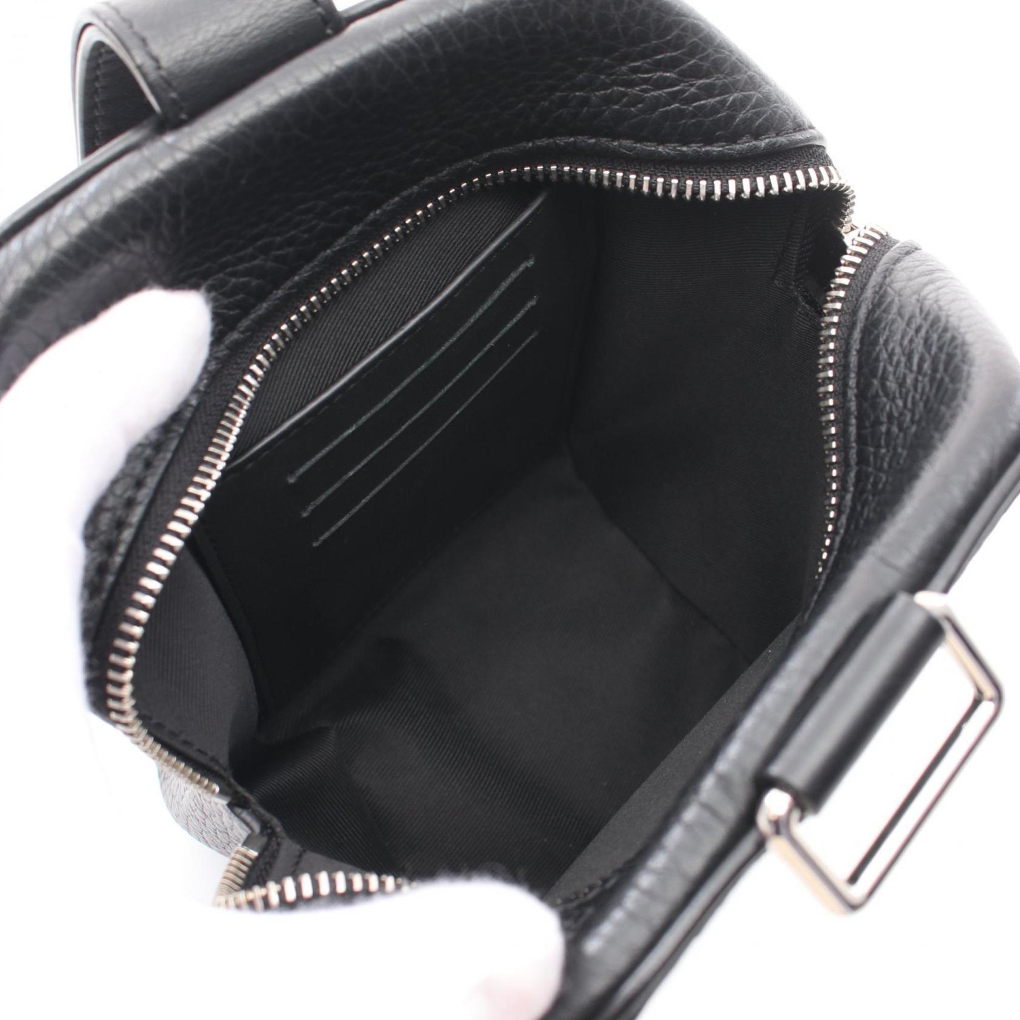 Louis Vuitton Black Leather Handbag (Pre-Owned)