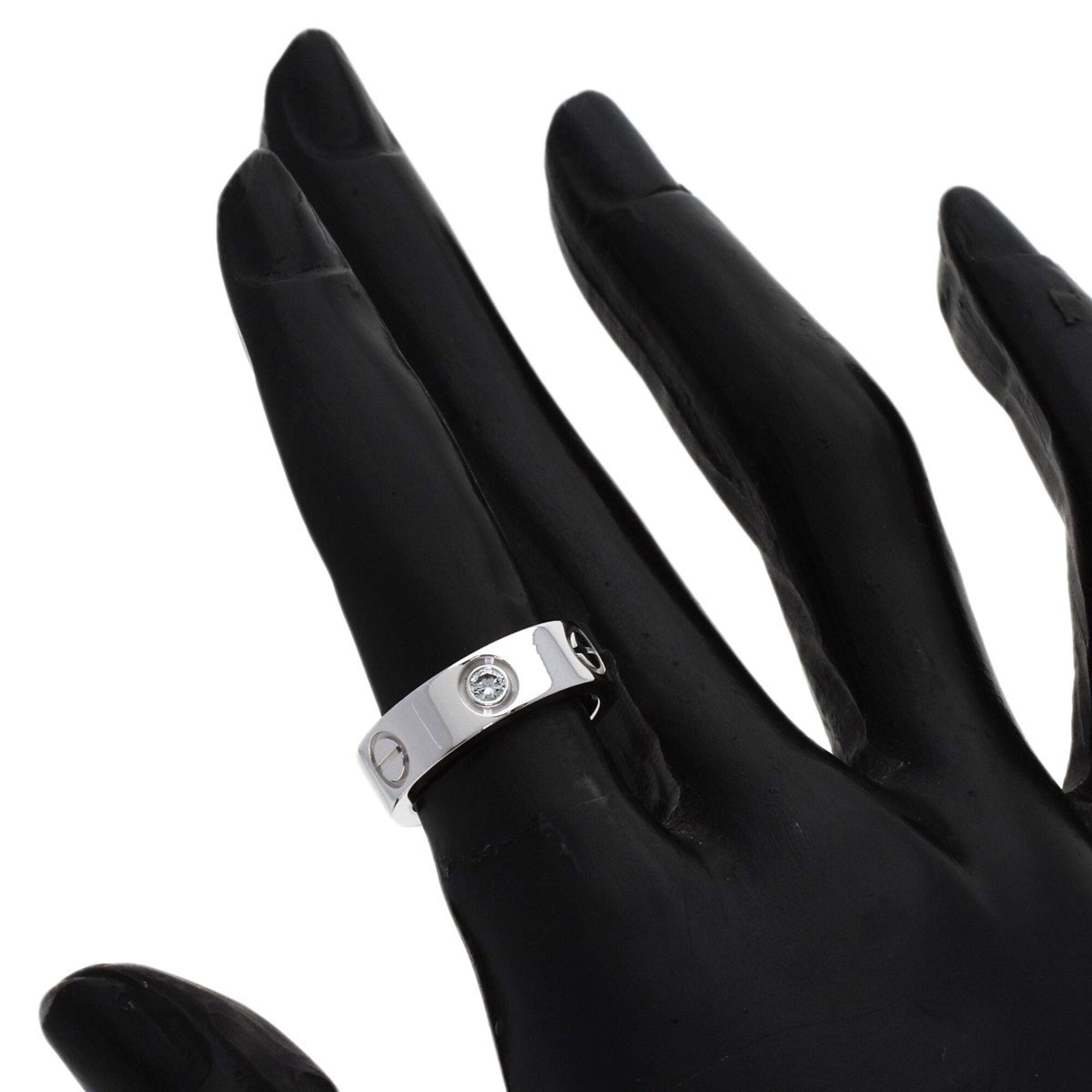 Cartier Love White Gold (18K) Band Ring (Pre-Owned)