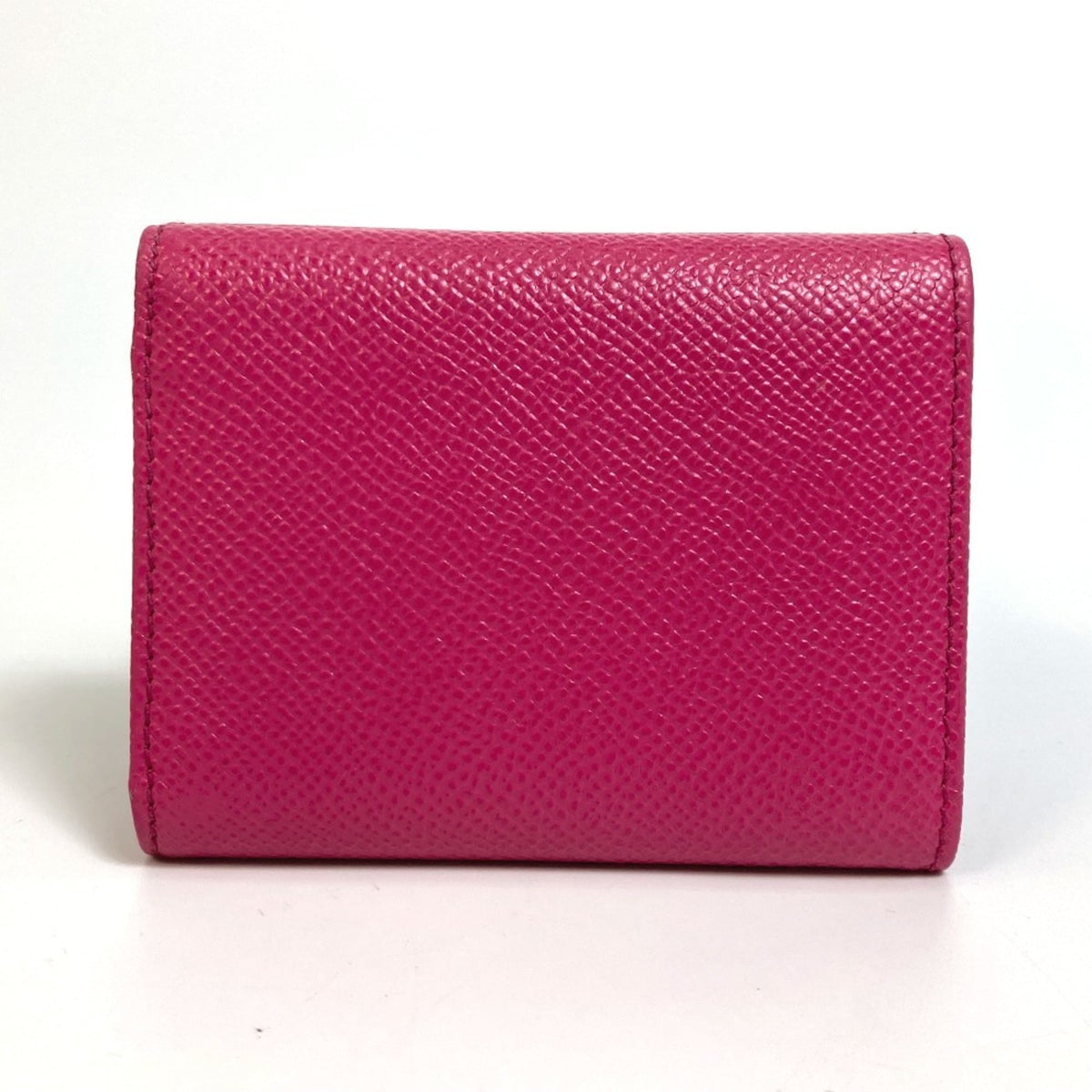 Dolce & Gabbana Pink Leather Wallet (Tri-Fold) (Pre-Owned)