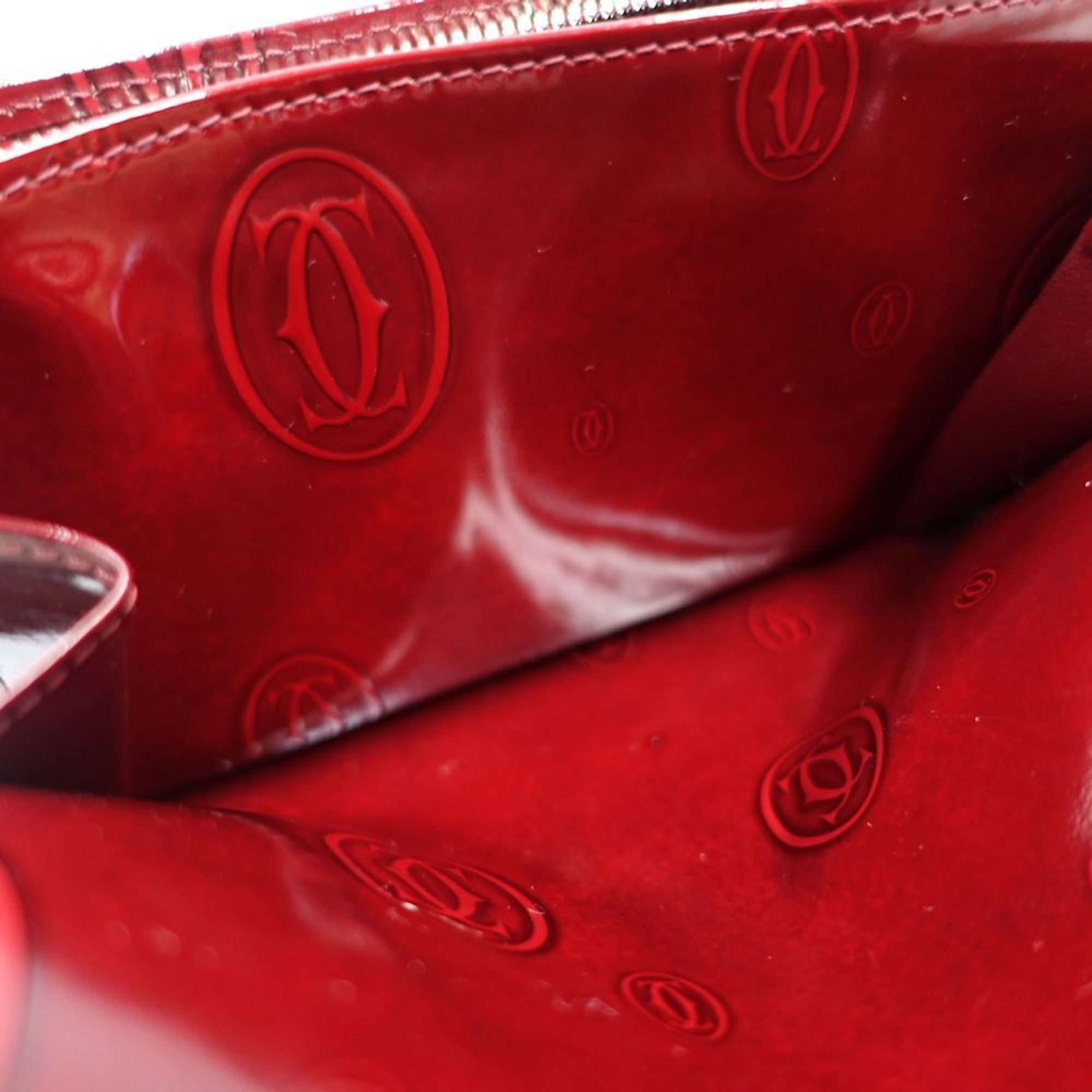 Cartier Bordeaux Patent Leather Wallet (Bi-Fold) (Pre-Owned)