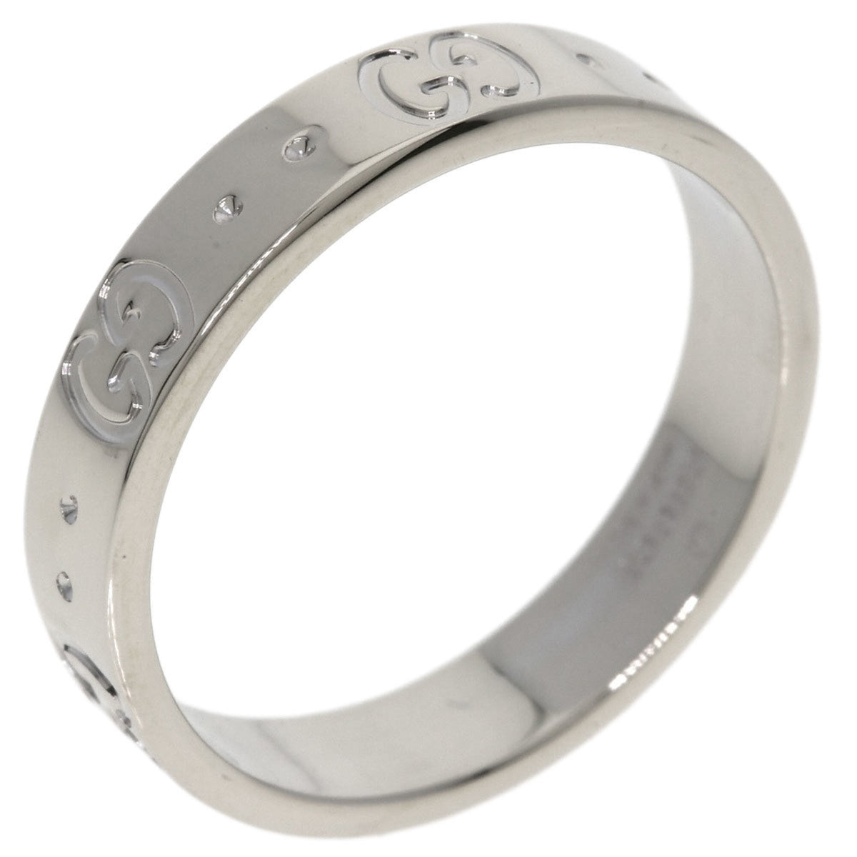 Gucci White Gold (18K) Band Ring (Pre-Owned)