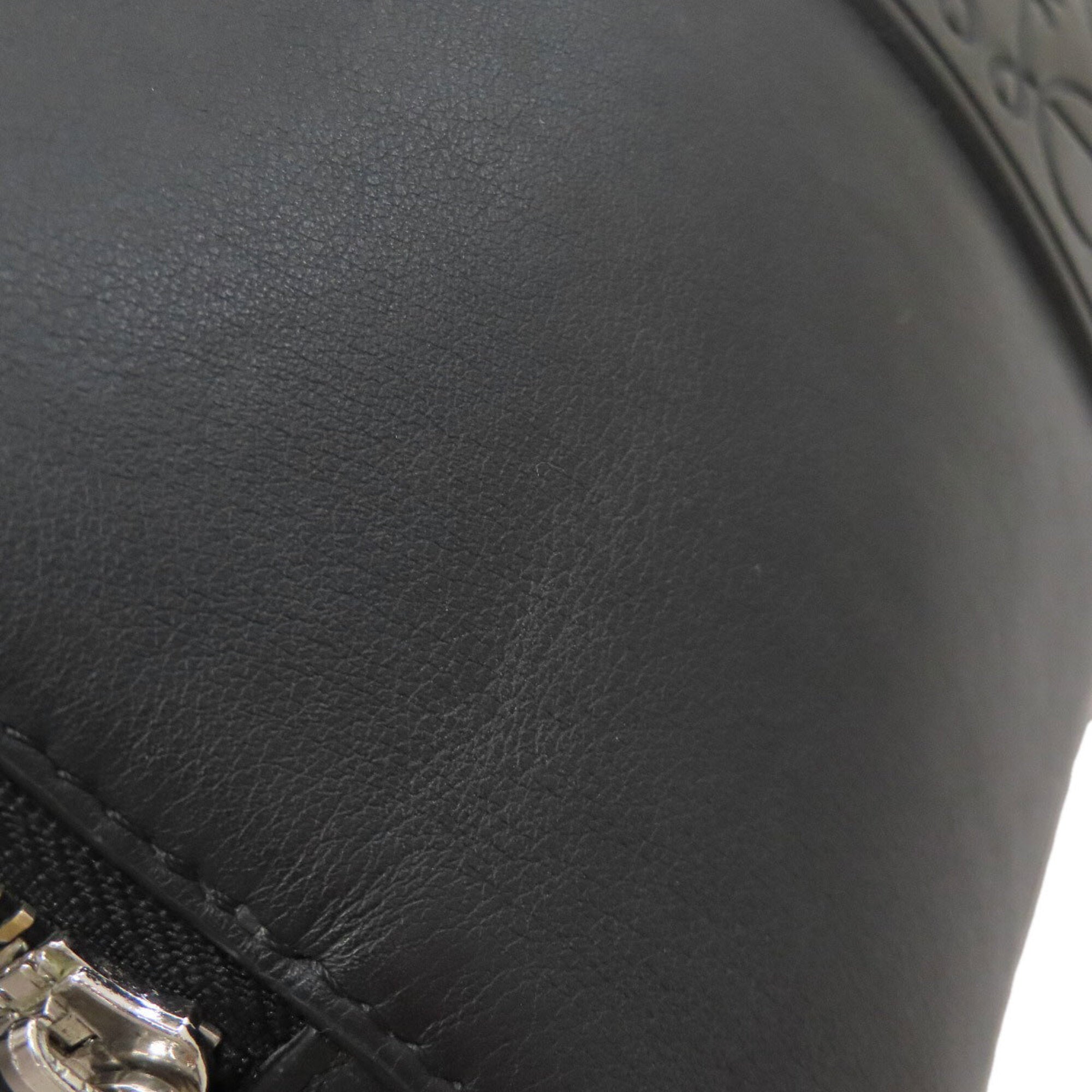 Loewe Black Leather Shoulder Bag (Pre-Owned)
