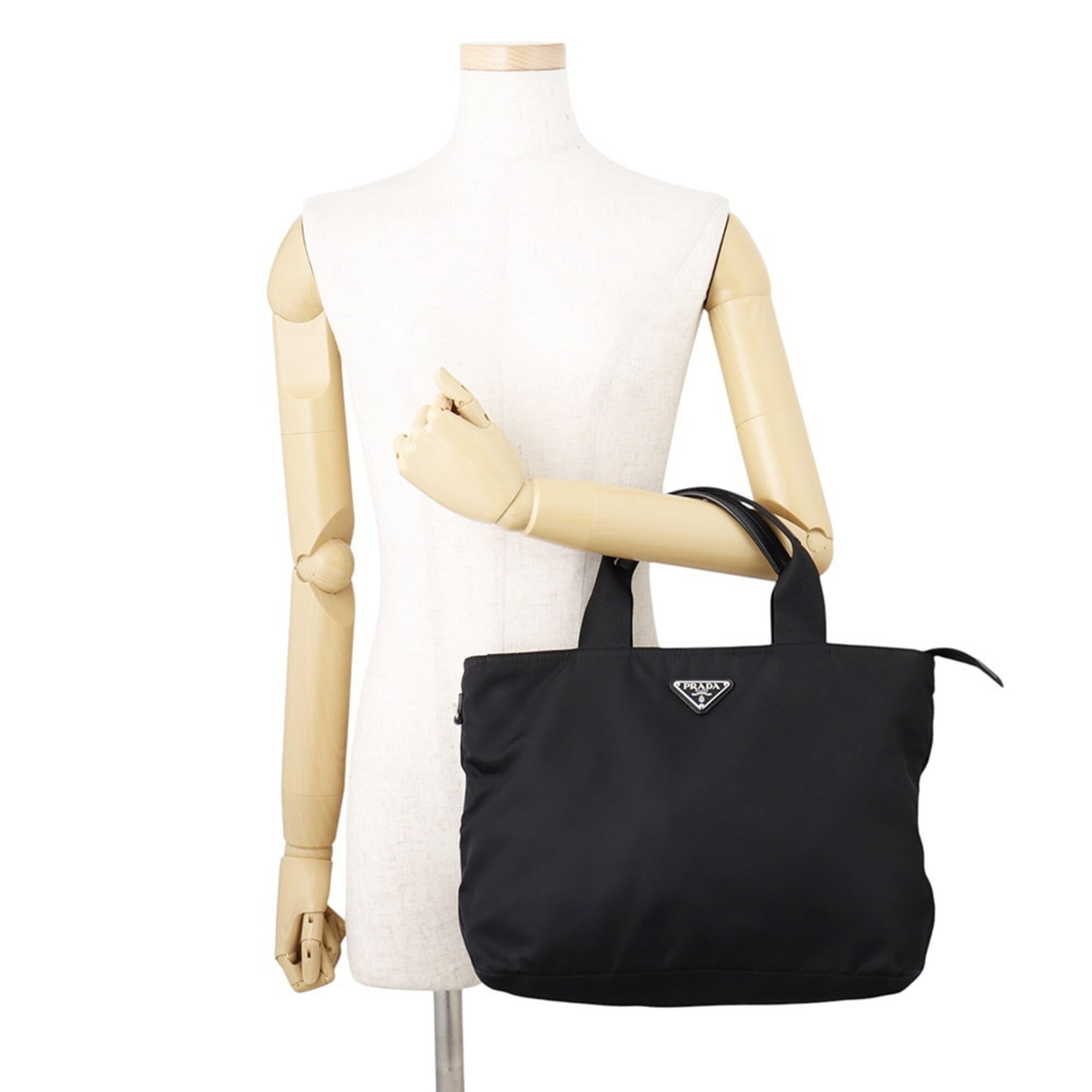 Prada Black Nylon Handbag (Pre-Owned)