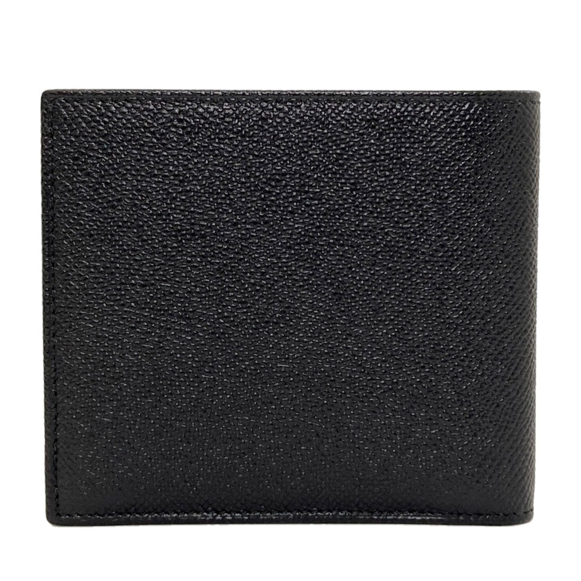 Bvlgari Black Leather Wallet (Bi-Fold) (Pre-Owned)