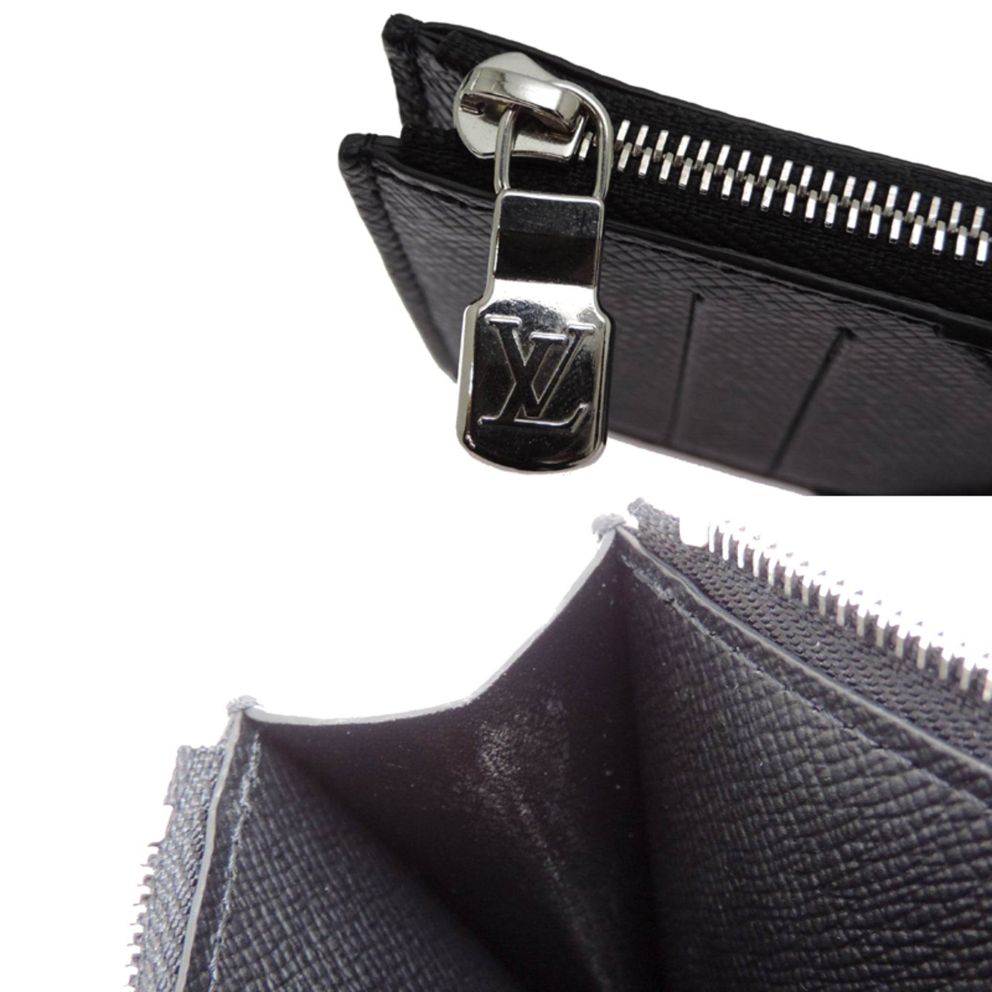 Louis Vuitton Noir Monogram Eclipse Coin Purse/Coin Case (Pre-Owned)