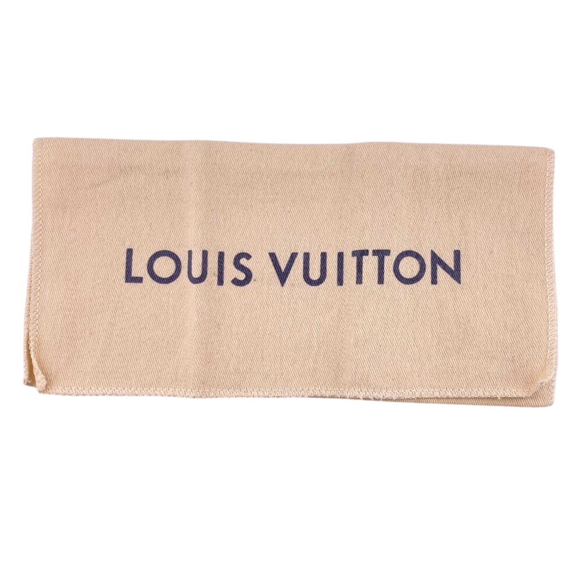 Louis Vuitton Blue Leather Long Wallet (Bi-Fold) (Pre-Owned)