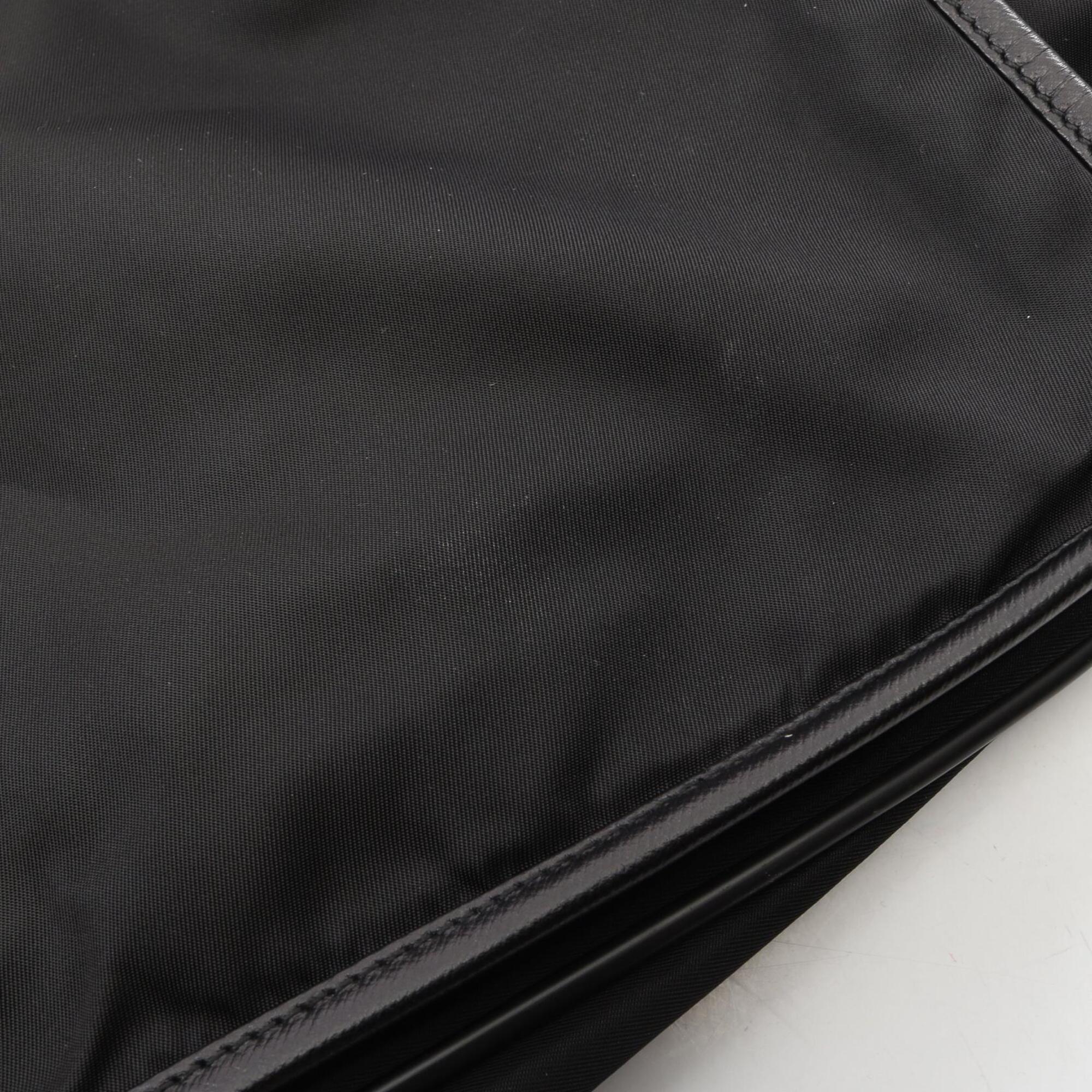 Prada Black Nylon Handbag Shoulder Bag (Pre-Owned)