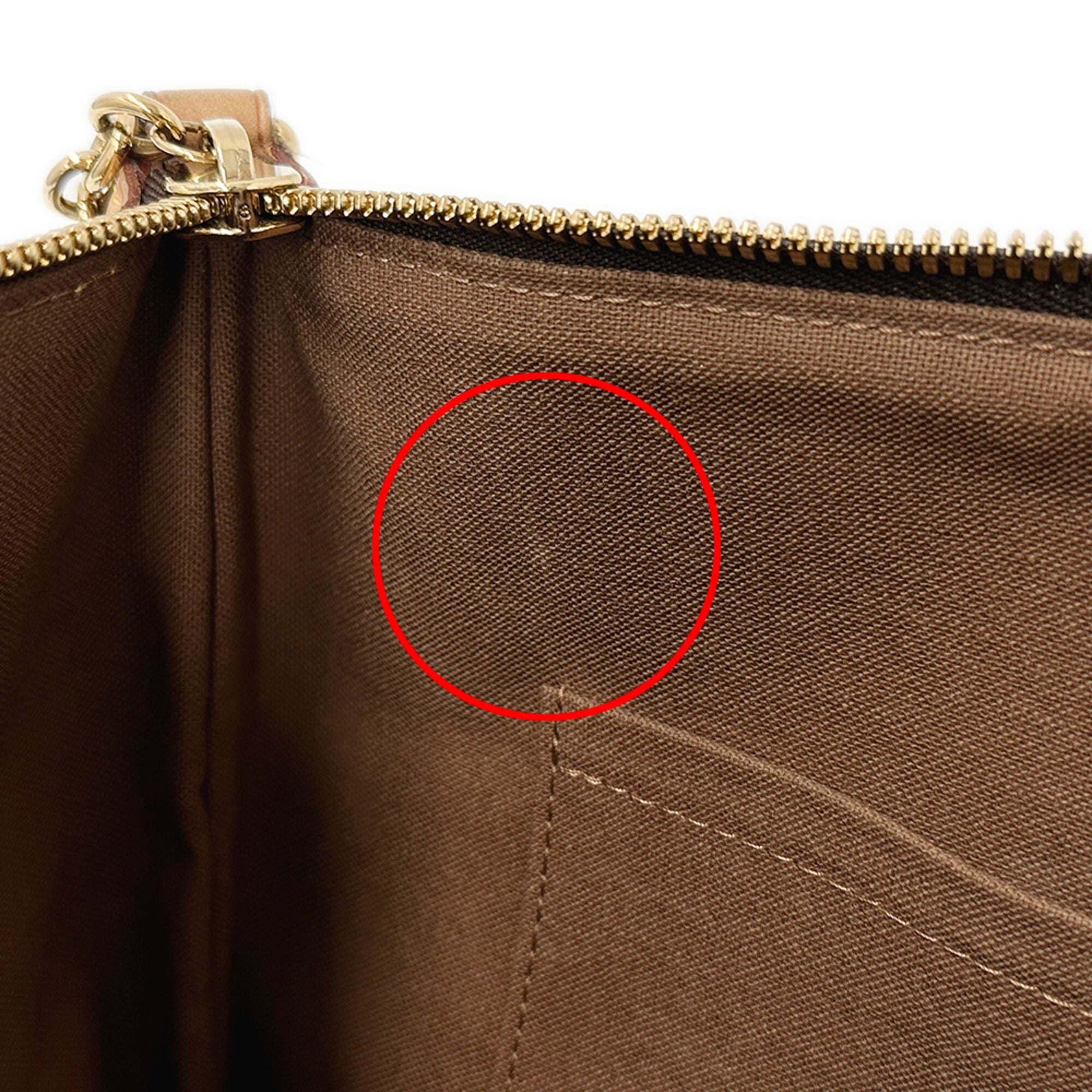 Louis Vuitton Brown Monogram Canvas Handbag Shoulder Bag (Pre-Owned)