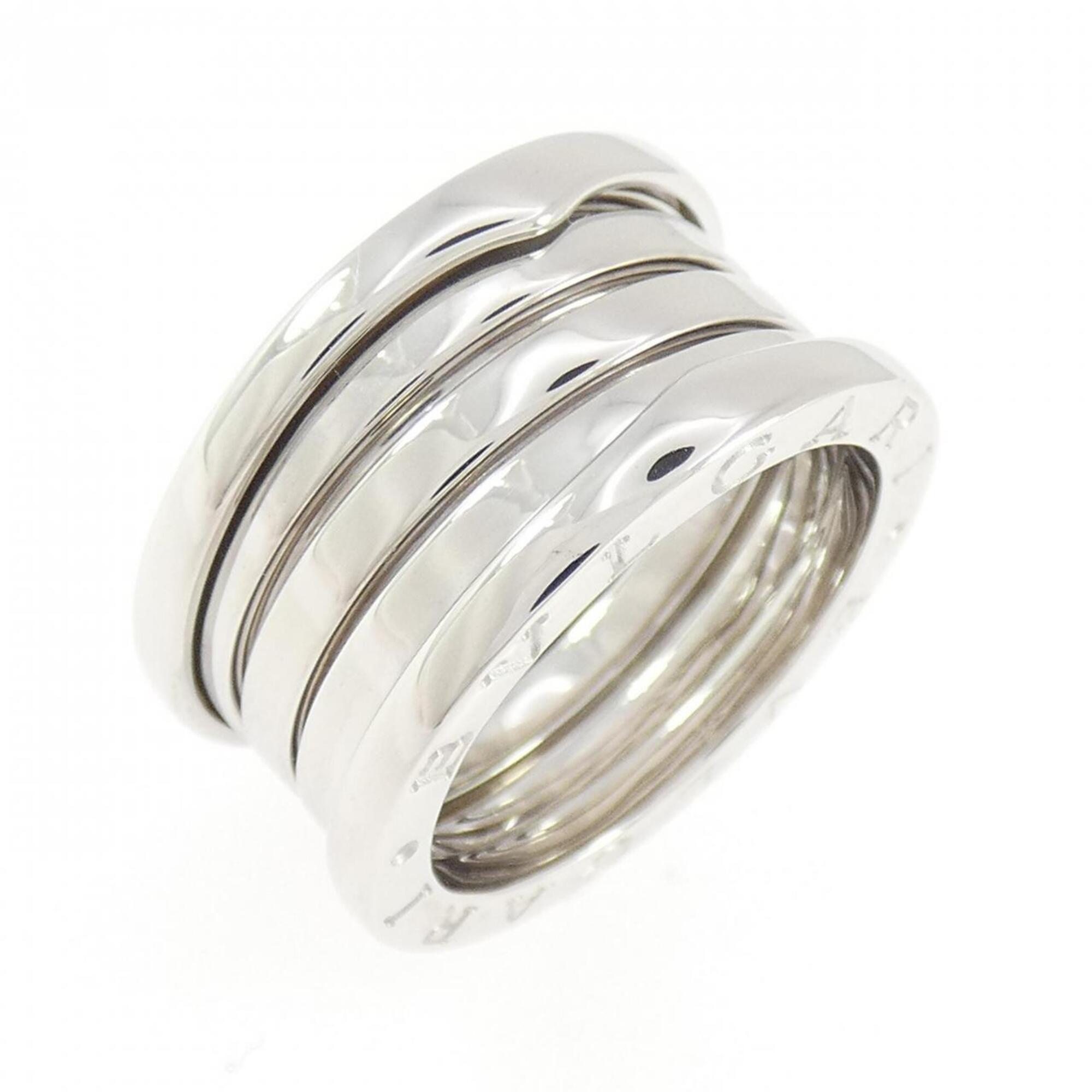 Bvlgari Silver White Gold (18K) Band Ring (Pre-Owned)