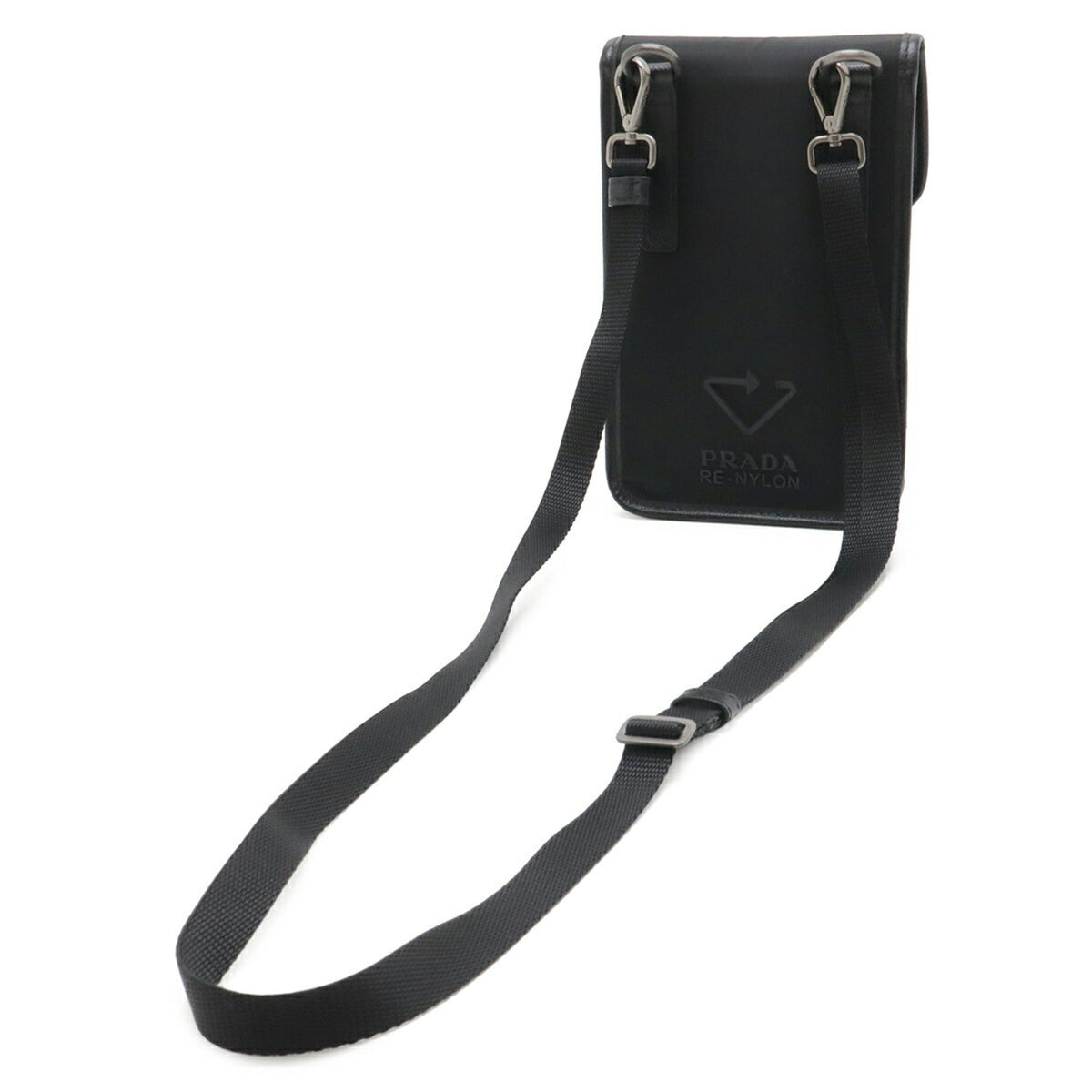 Prada Black Nero Nylon Handbag Shoulder Bag (Pre-Owned)