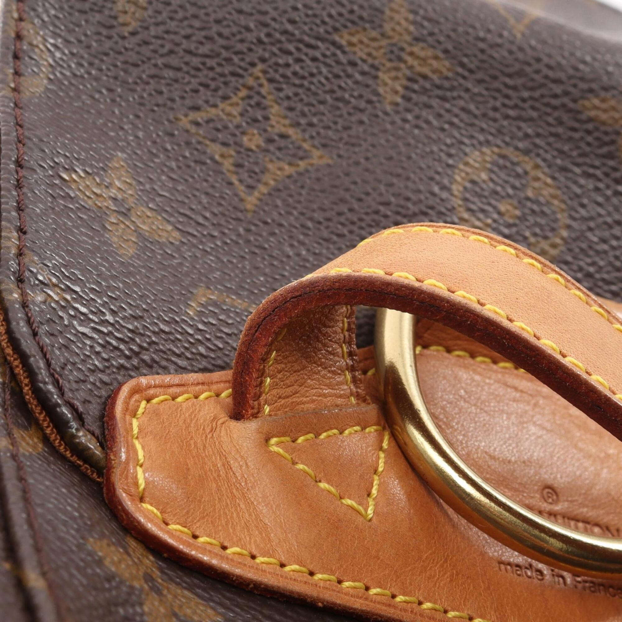 Louis Vuitton Brown Monogram Pvc Coated Canvas Leather Backpack (Pre-Owned)