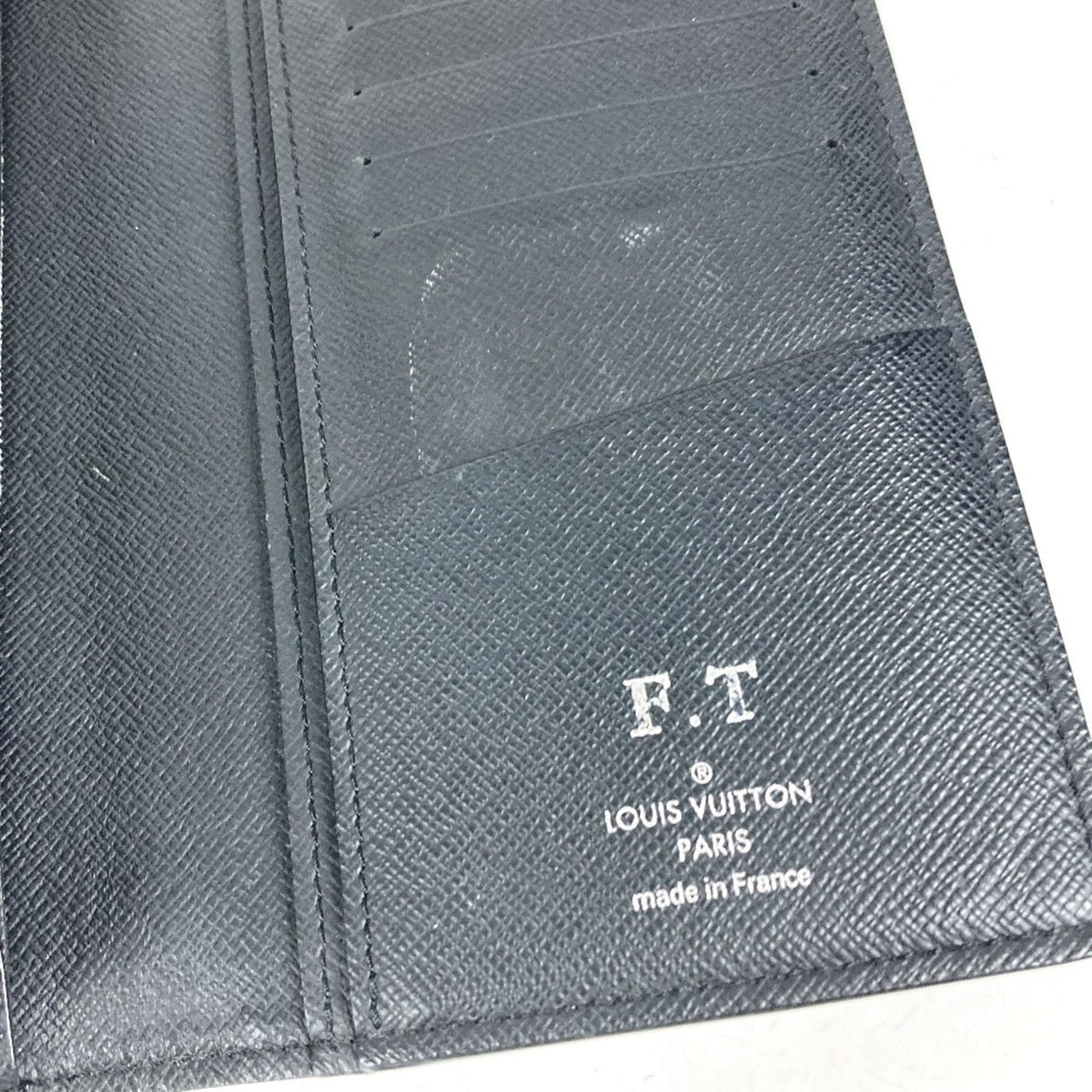 Louis Vuitton Black Galle Monogram Eclipse Monogram Eclipse Long Wallet (Bi-Fold) (Pre-Owned)