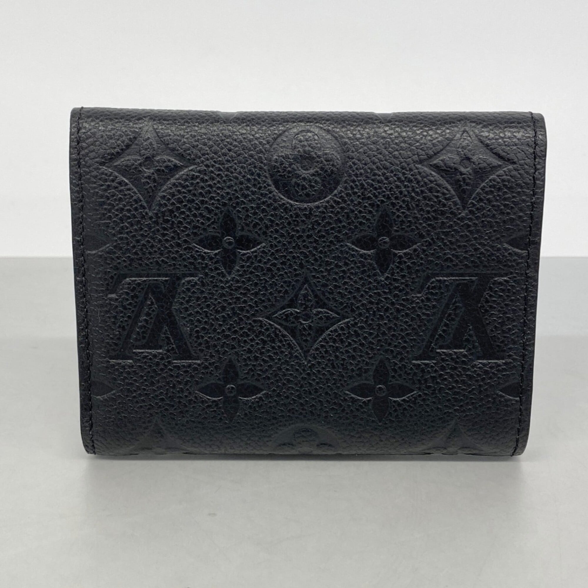 Louis Vuitton Noir Wallet (Tri-Fold) (Pre-Owned)