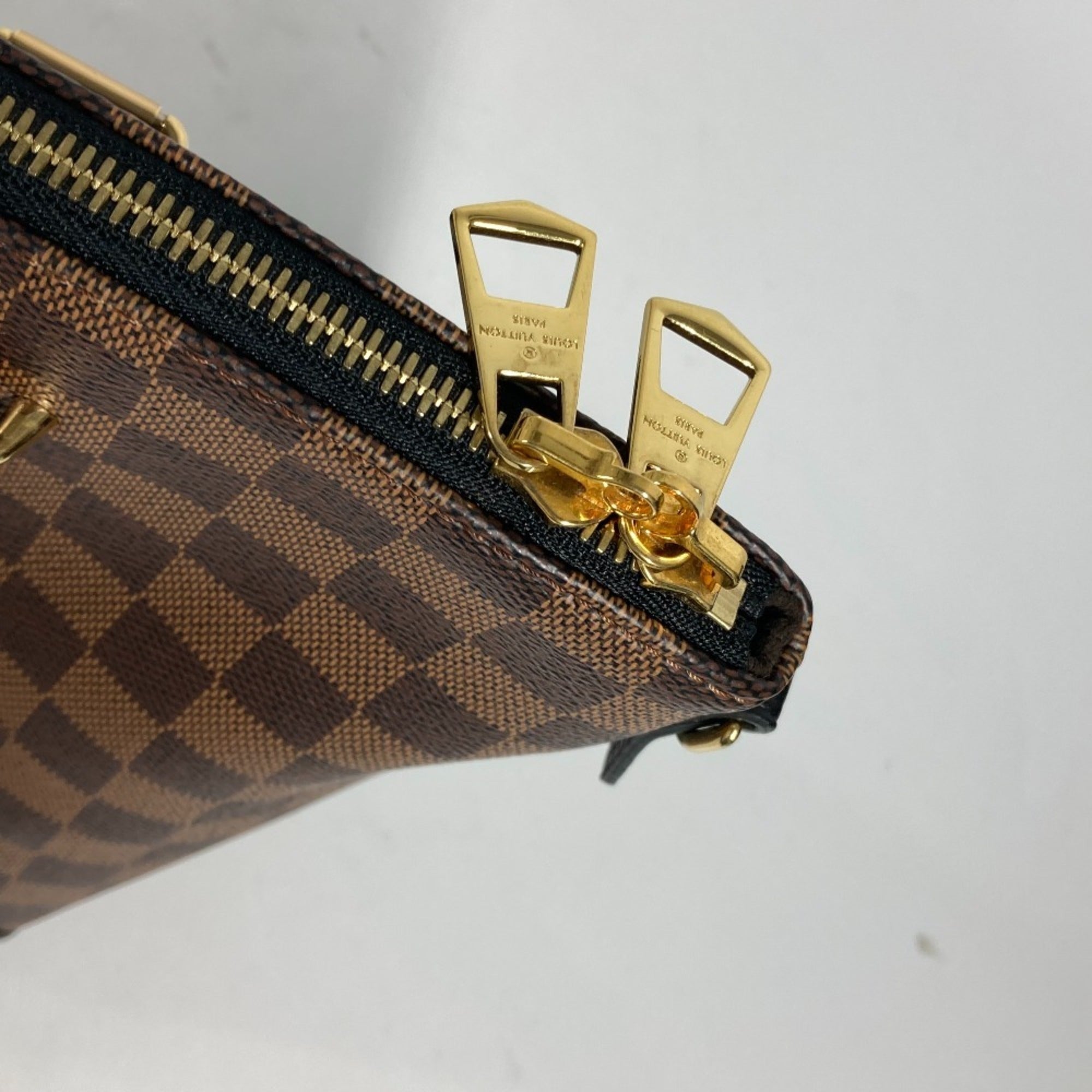 Louis Vuitton Brown Ebene Damier Canvas Shoulder Bag Tote Bag (Pre-Owned)