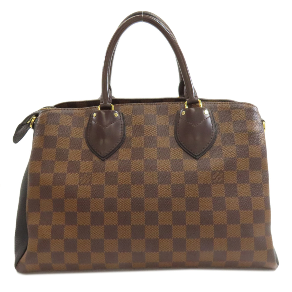 Louis Vuitton Black Damier Canvas Ebene Damier Canvas Handbag (Pre-Owned)