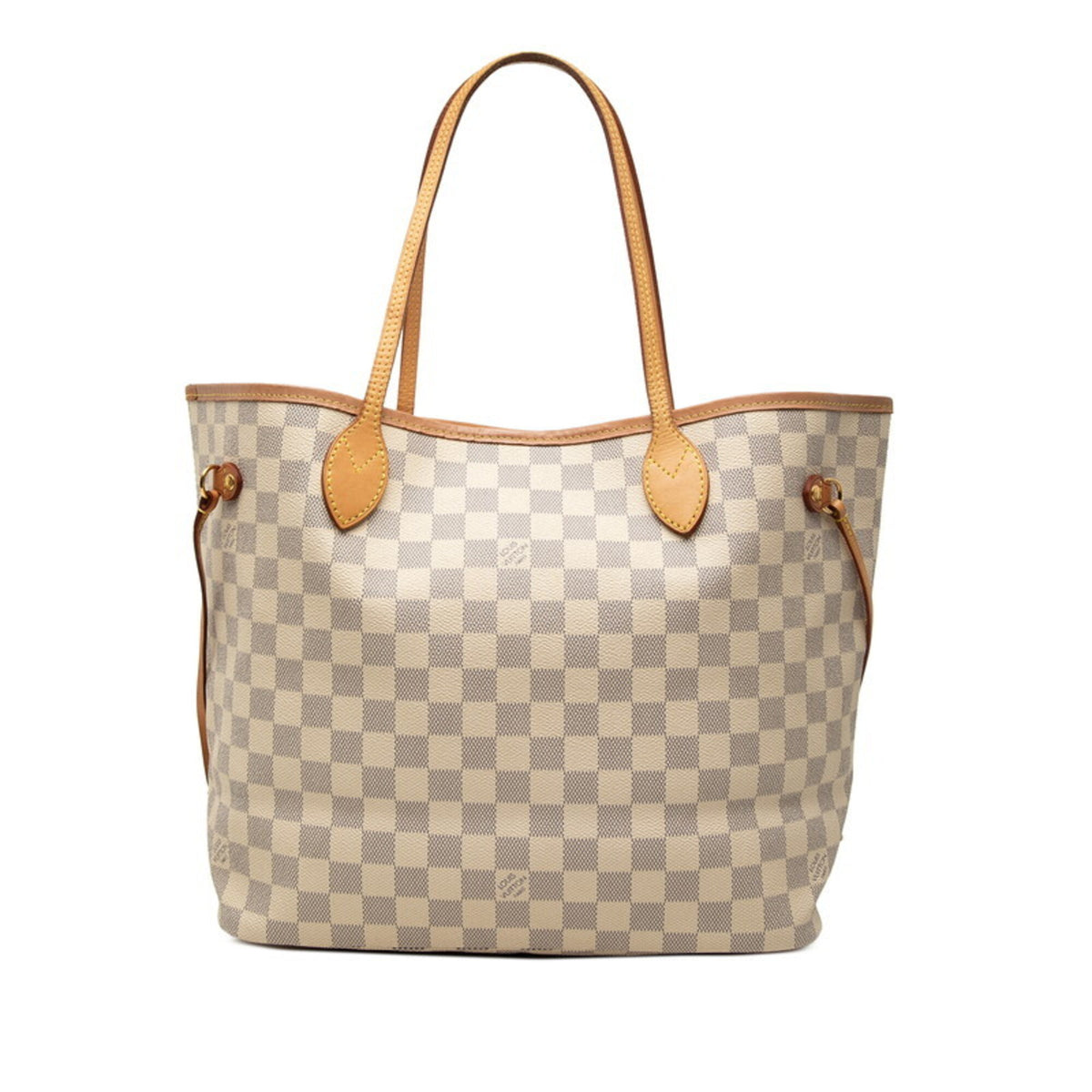 Louis Vuitton Ivory Pvc Leather Pouch Shoulder Bag Tote Bag (Pre-Owned)