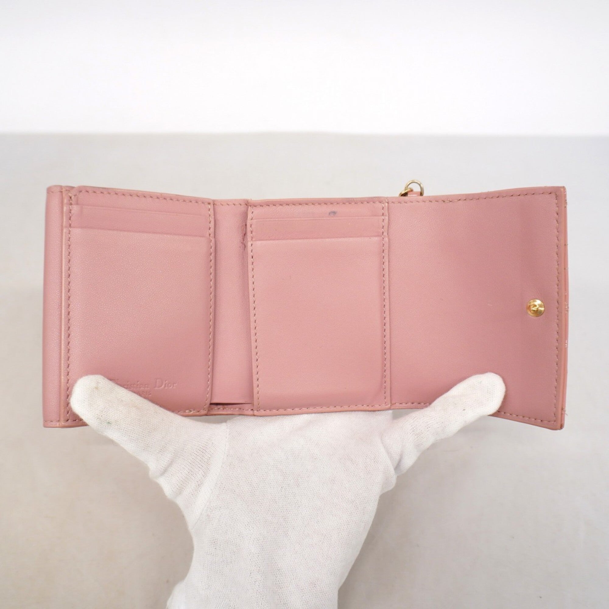 Christian Dior Pink Wallet (Tri-Fold) (Pre-Owned)