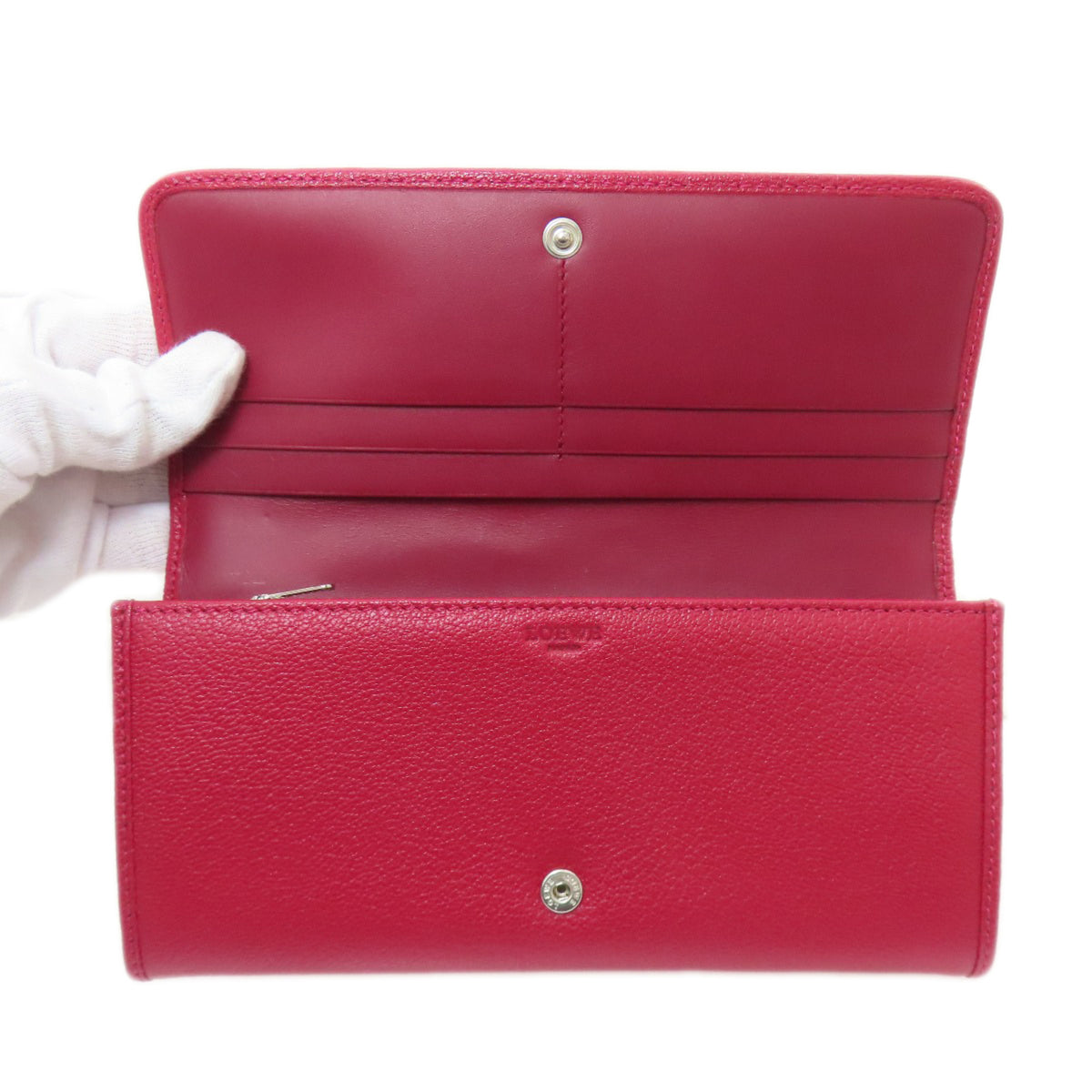 Loewe Leather Long Wallet (Bi-Fold) (Pre-Owned)