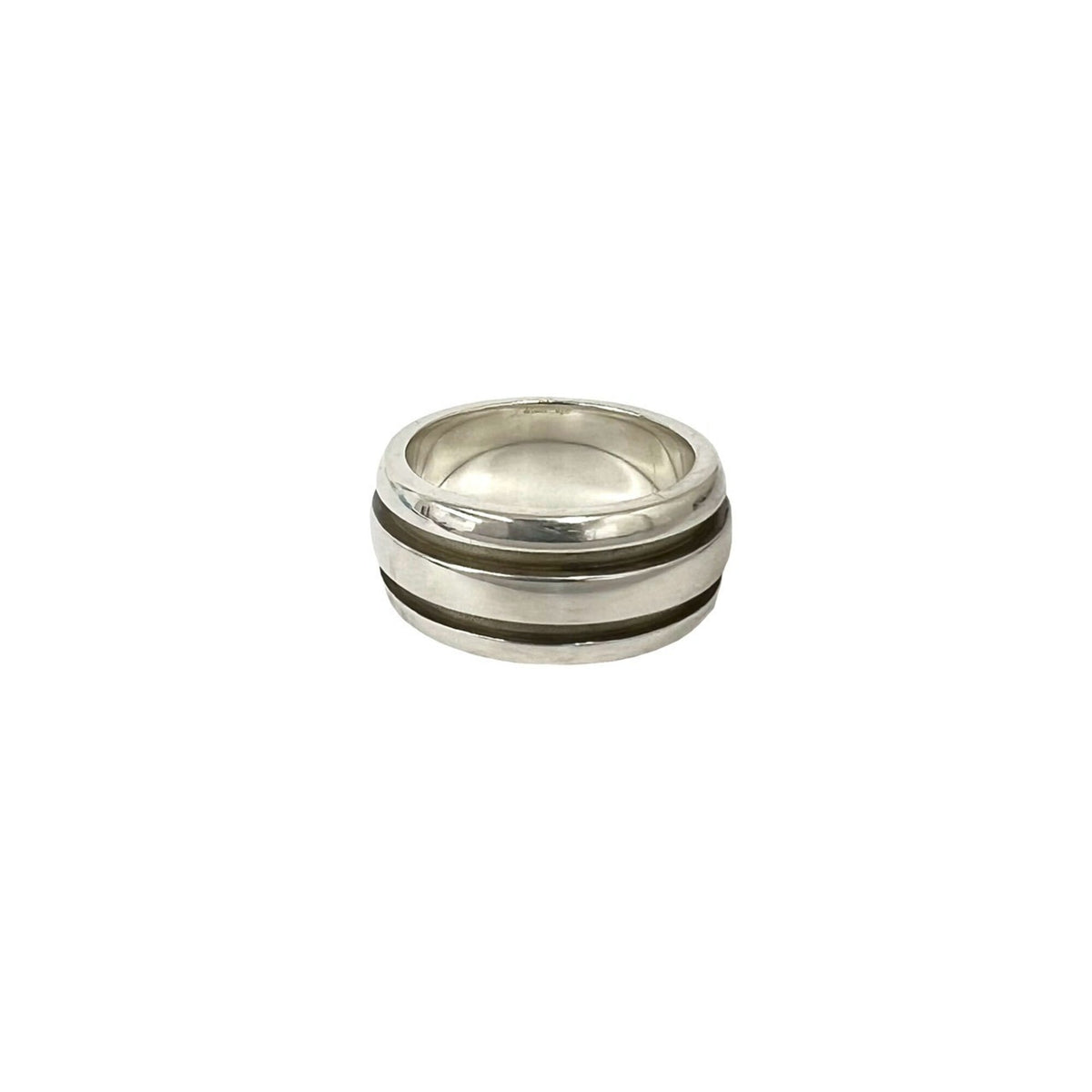 Tiffany Silver Silver 925 Band Ring (Pre-Owned)