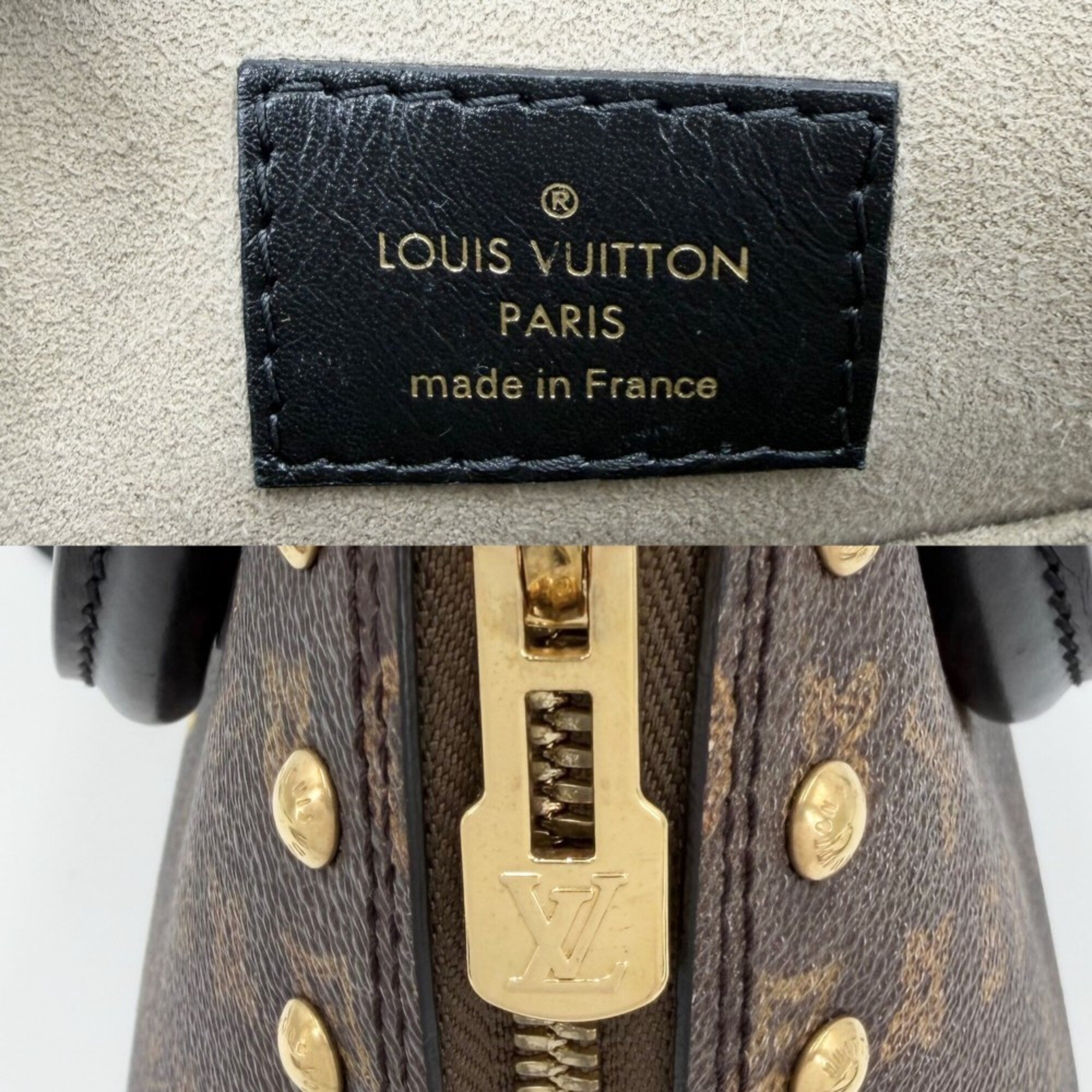 Louis Vuitton Brown Monogram Handbag Shoulder Bag (Pre-Owned)