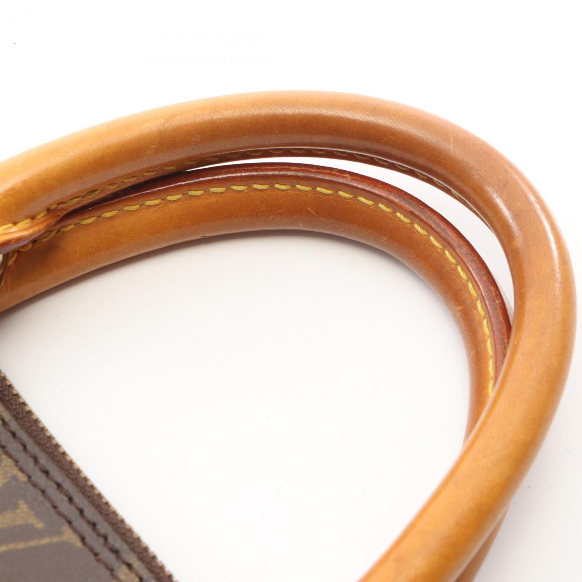 Louis Vuitton Brown Pvc Coated Canvas Leather Handbag (Pre-Owned)