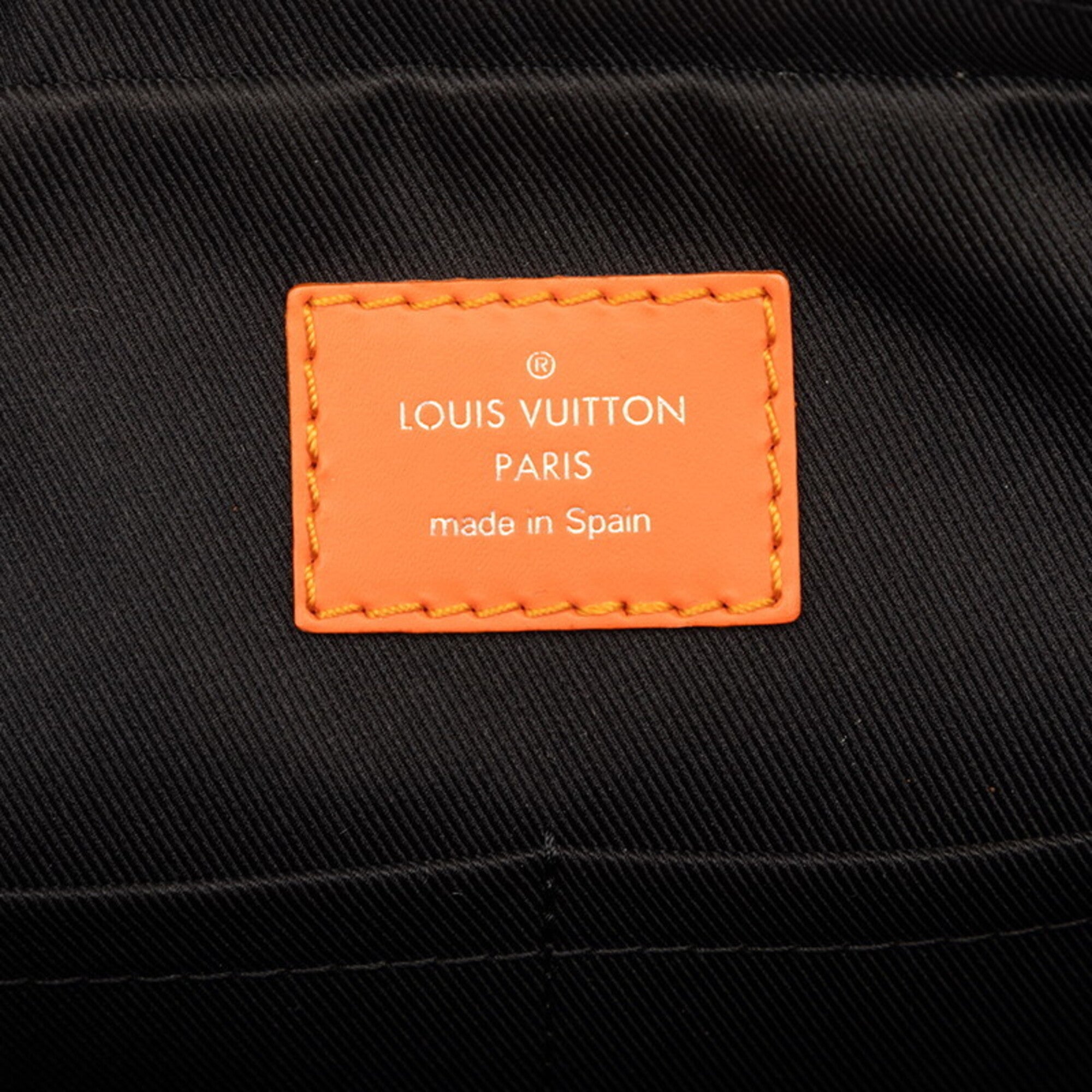 Louis Vuitton Bordeaux Brown Brown Orange Pvc Leather Shoulder Bag (Pre-Owned)