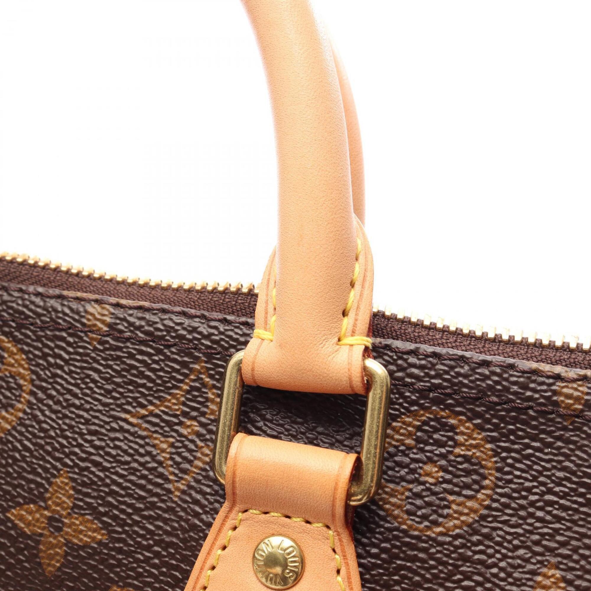 Louis Vuitton Brown Pvc Leather Handbag (Pre-Owned)