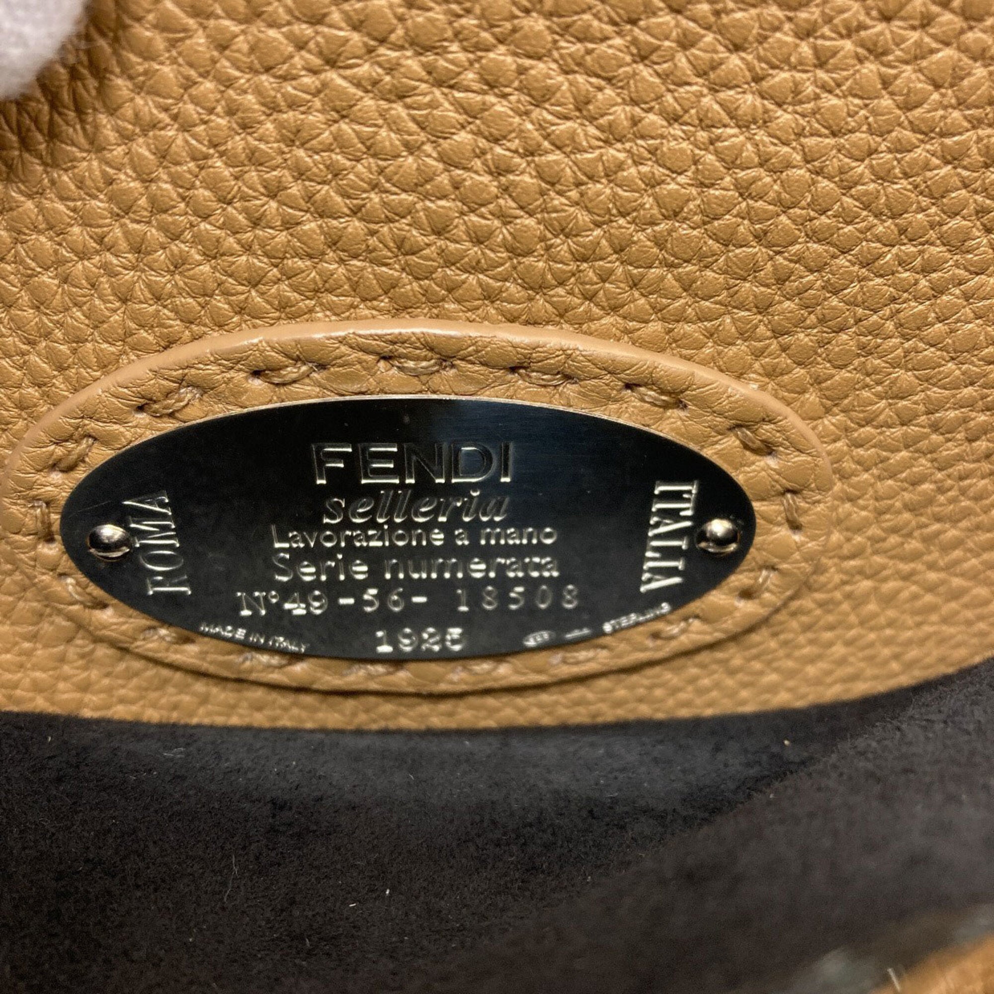 Fendi Black Leather Handbag (Pre-Owned)