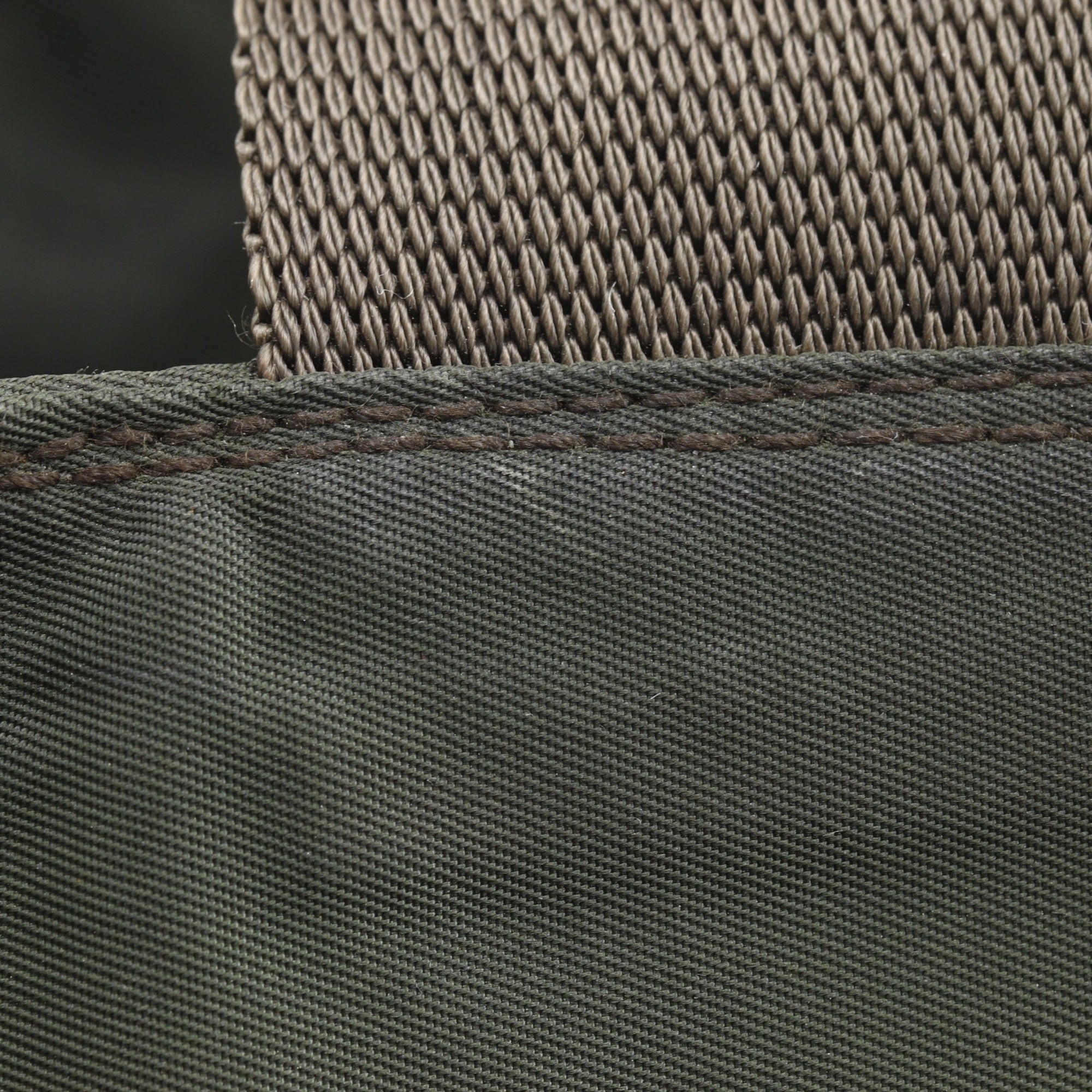 Prada Khaki Nylon Tote Bag (Pre-Owned)