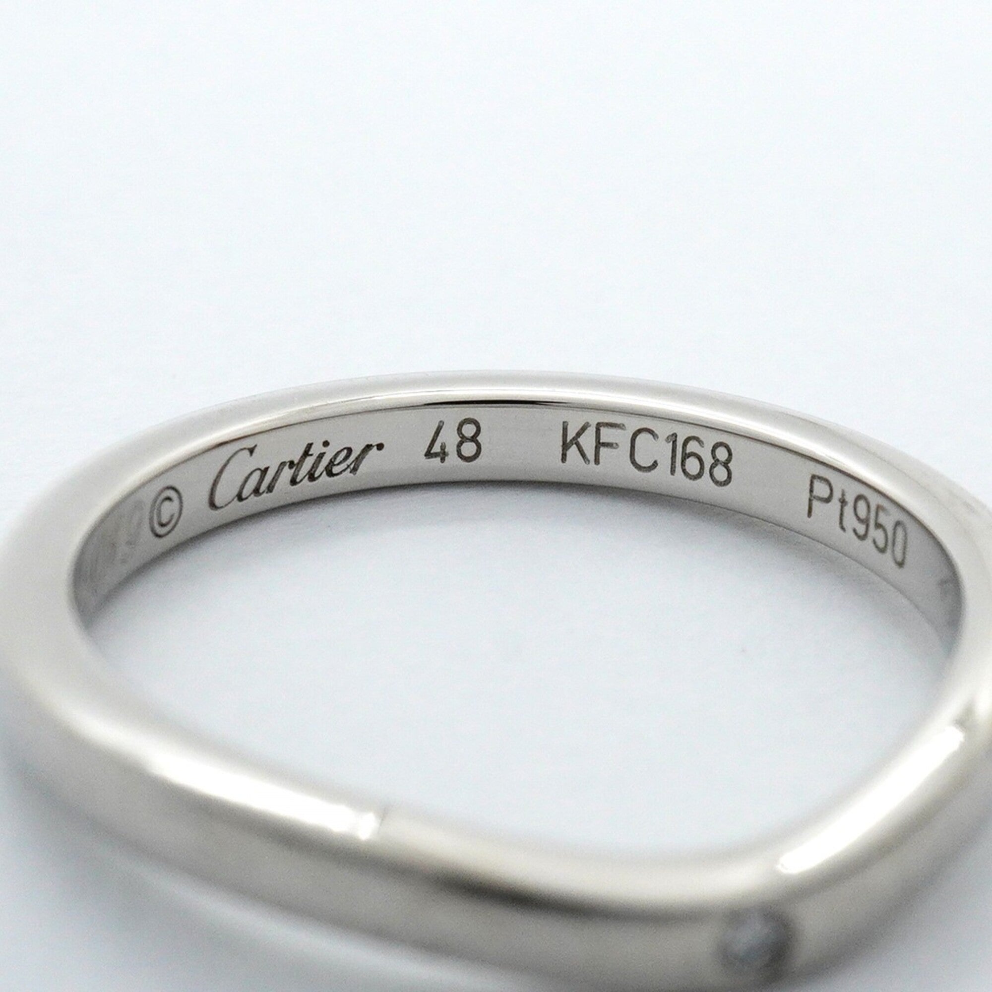 Cartier Platinum 950 Band Ring (Pre-Owned)