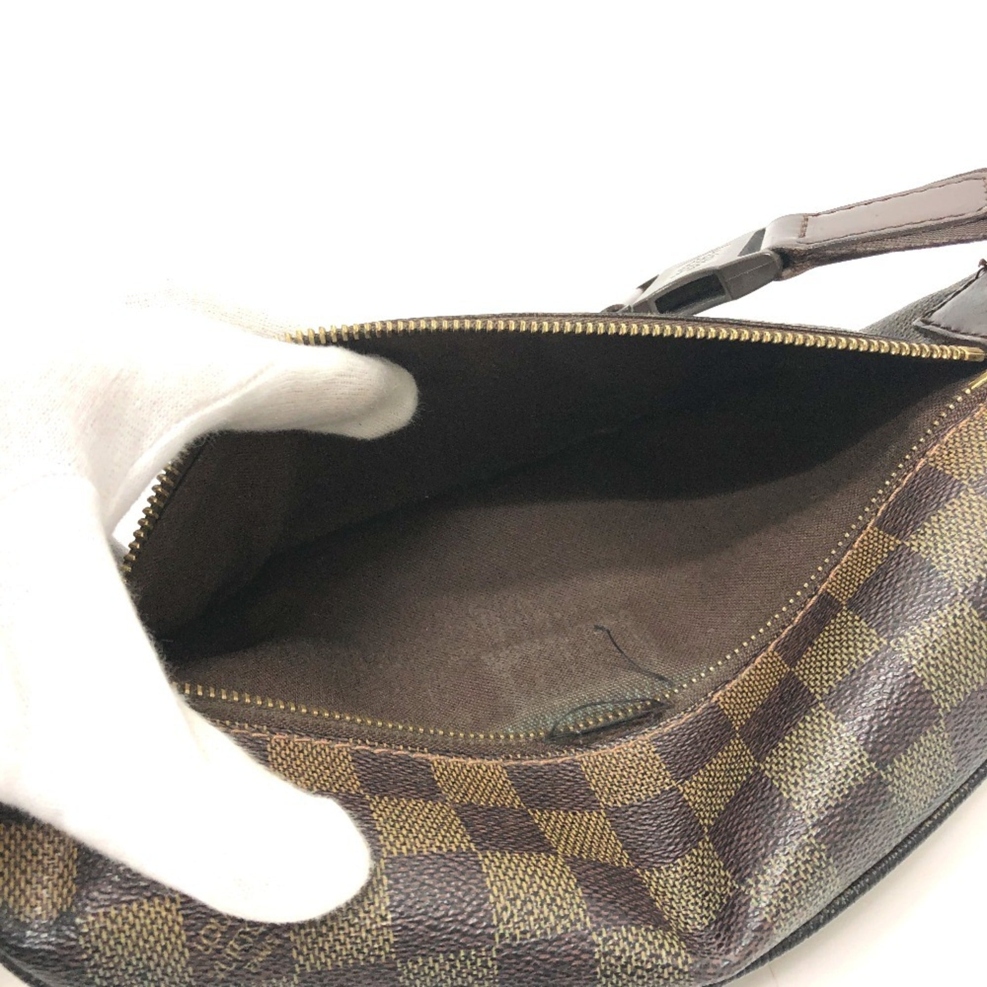 Louis Vuitton Brown Damier Canvas Pouch Sling Bag (Pre-Owned)