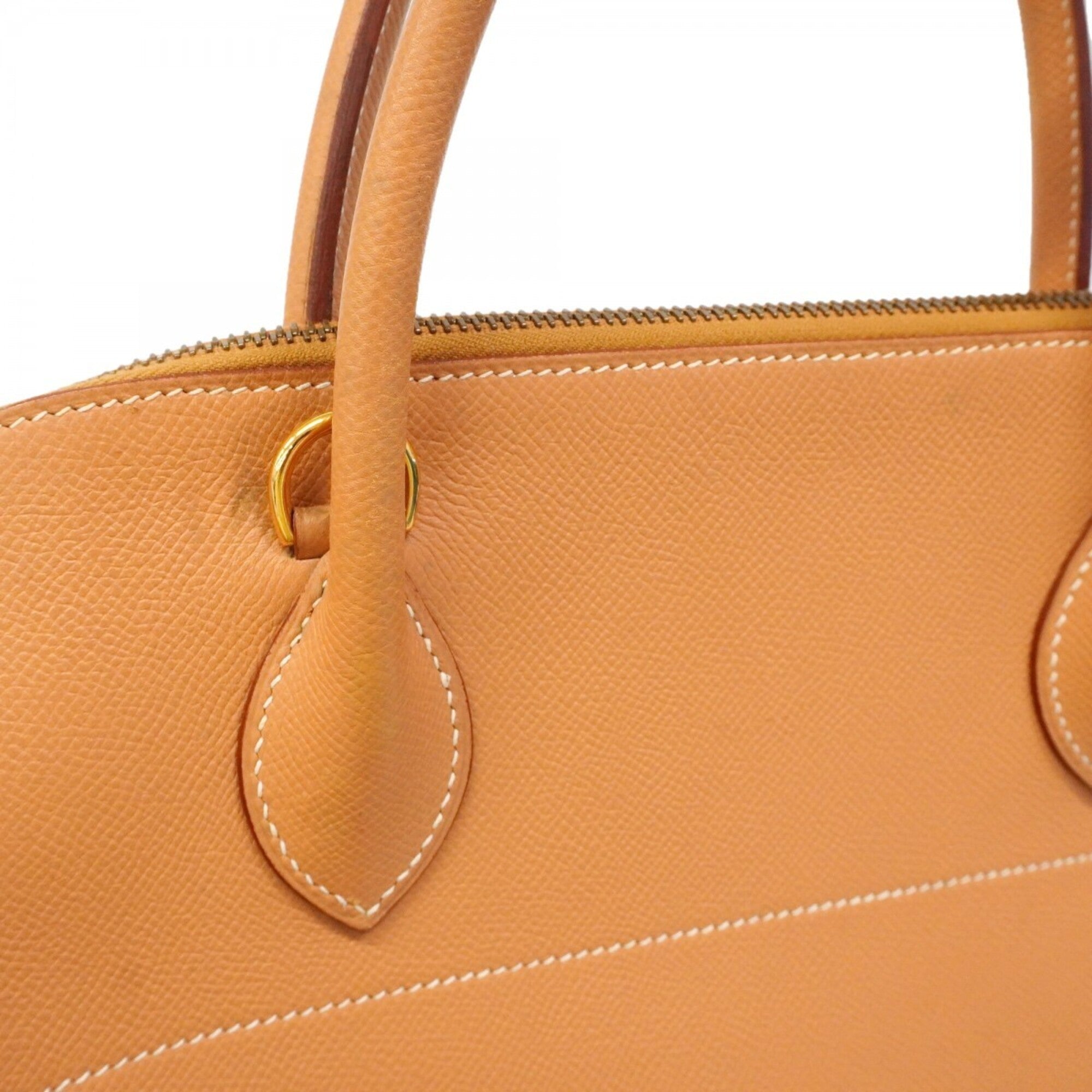 Hermes Natural Sable Courchevel Leather Handbag (Pre-Owned)