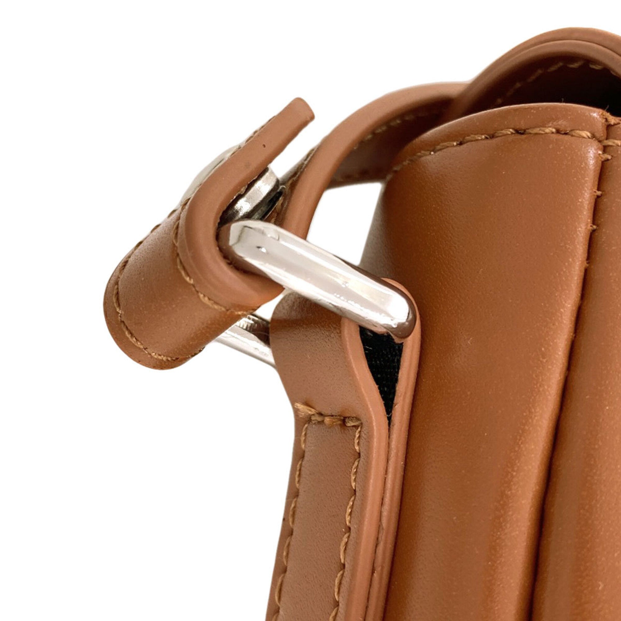 Marni Brown Leather Shoulder Bag (Pre-Owned)