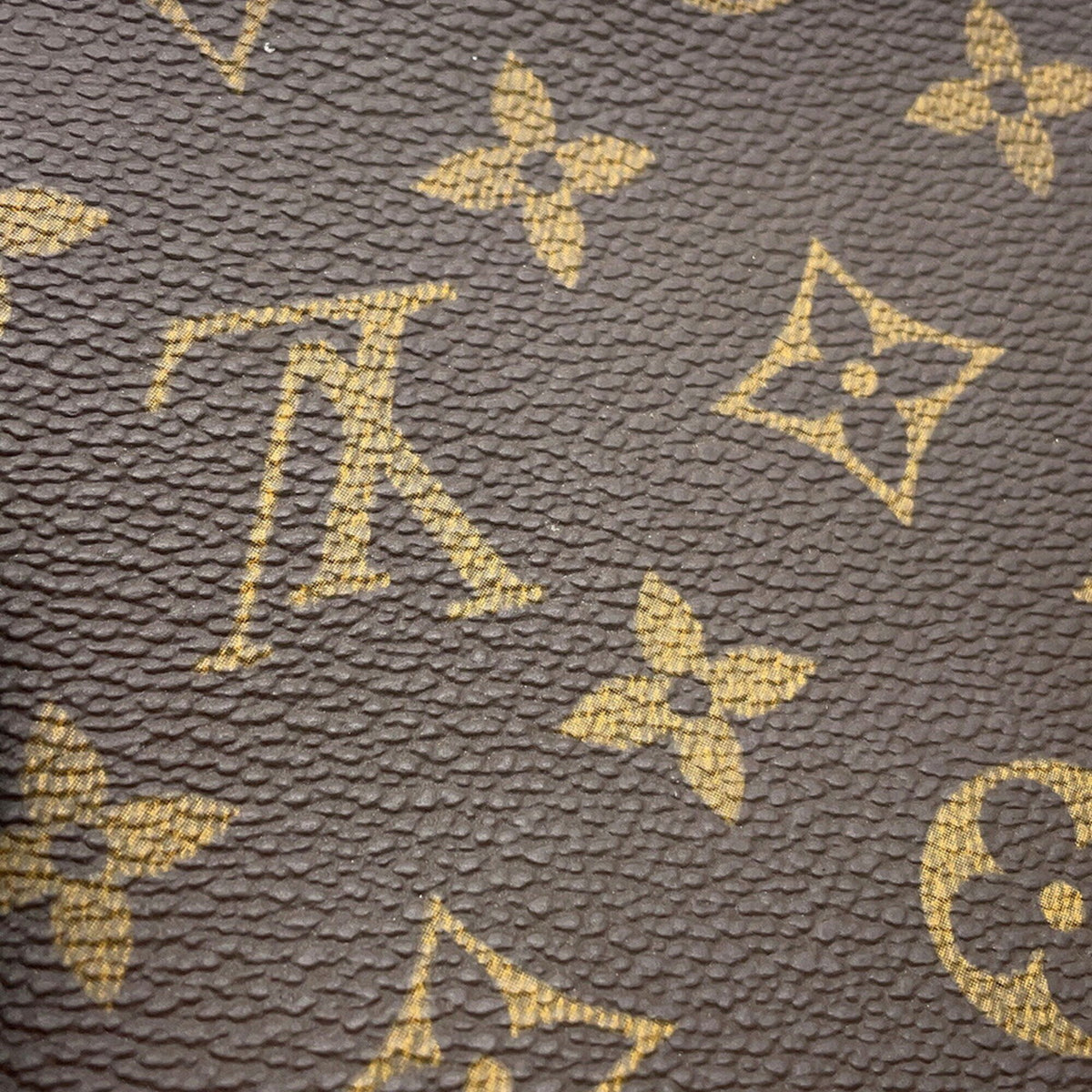 Louis Vuitton Monogram Beige Monogram Handbag Pouch (Pre-Owned)