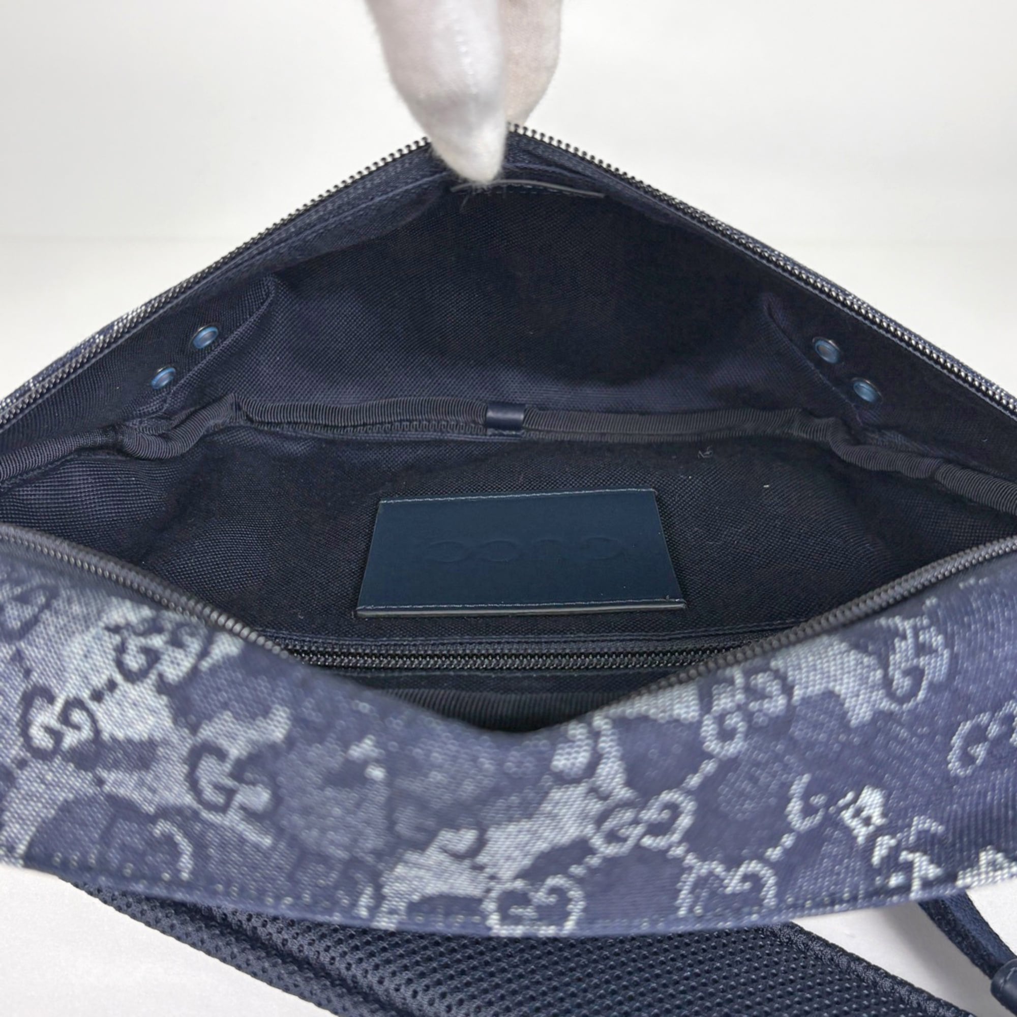 Gucci Navy Denim Fanny Pack (Pre-Owned)