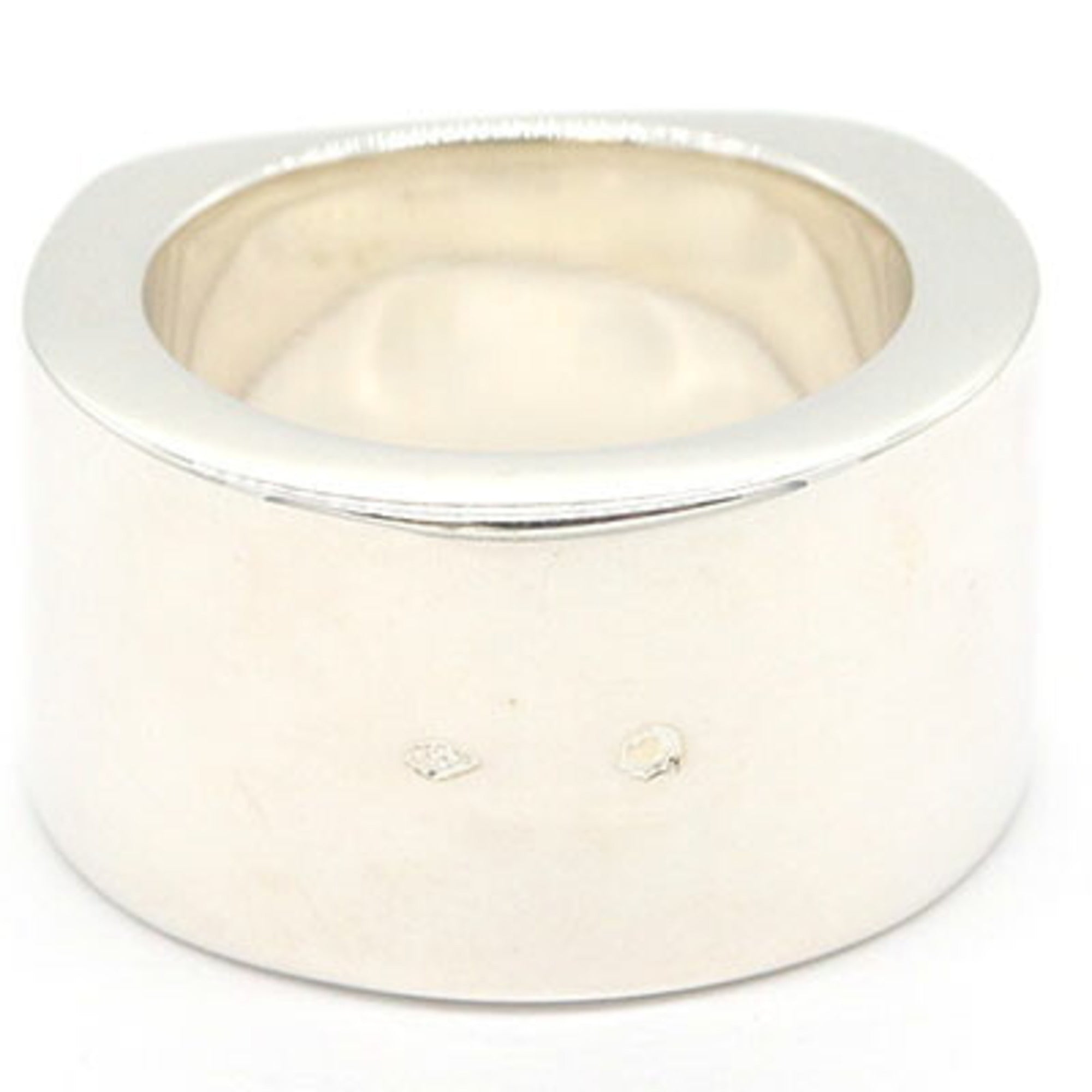 Hermes Medor Sterling Silver 925 Band Ring (Pre-Owned)