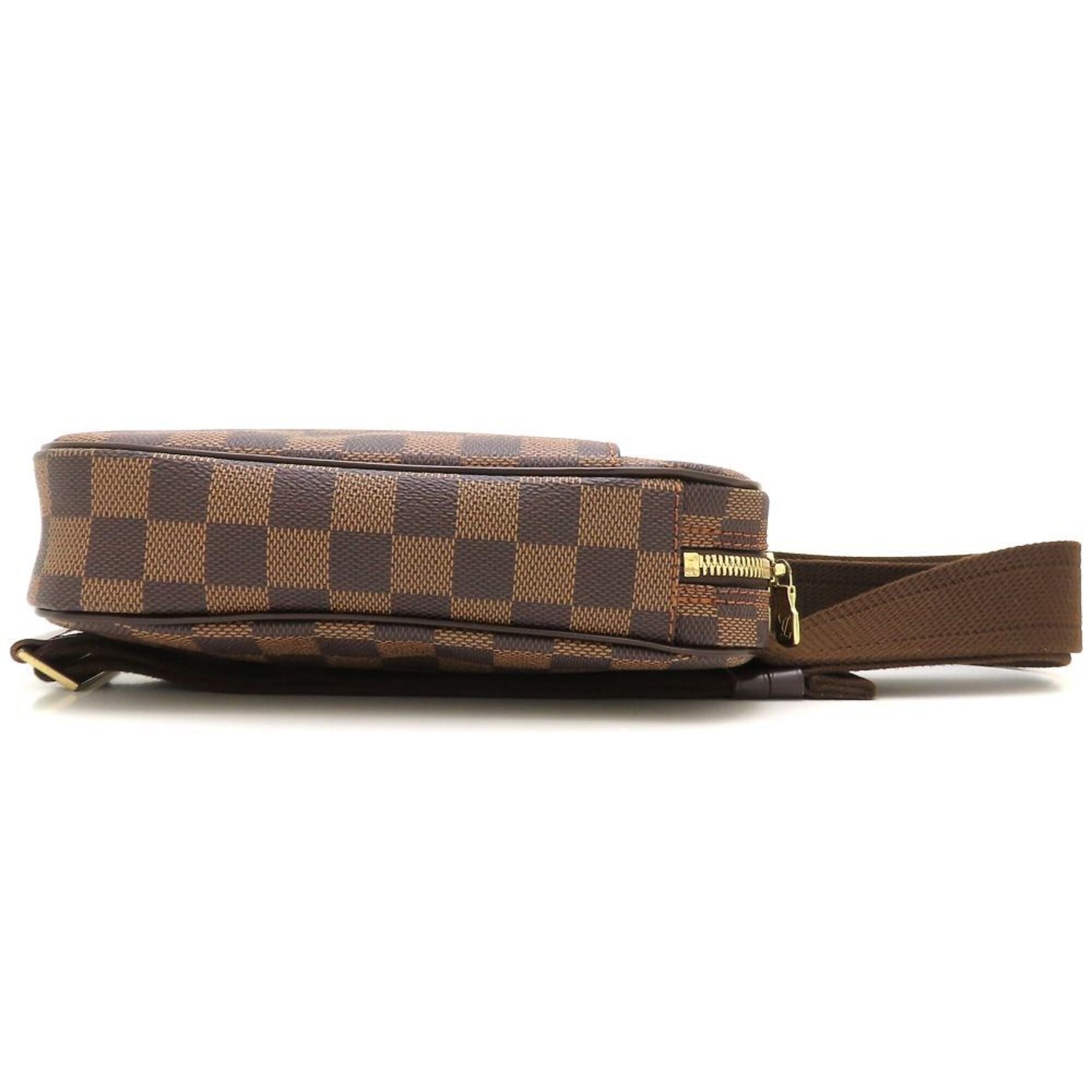 Louis Vuitton Damier Ebene Damier Canvas Pochette Sling Bag (Pre-Owned)