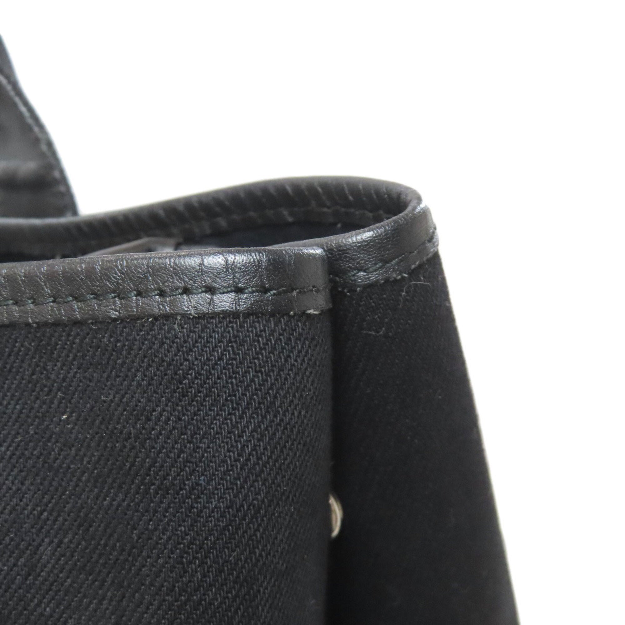 Balenciaga Black Canvas Pouch Tote Bag (Pre-Owned)