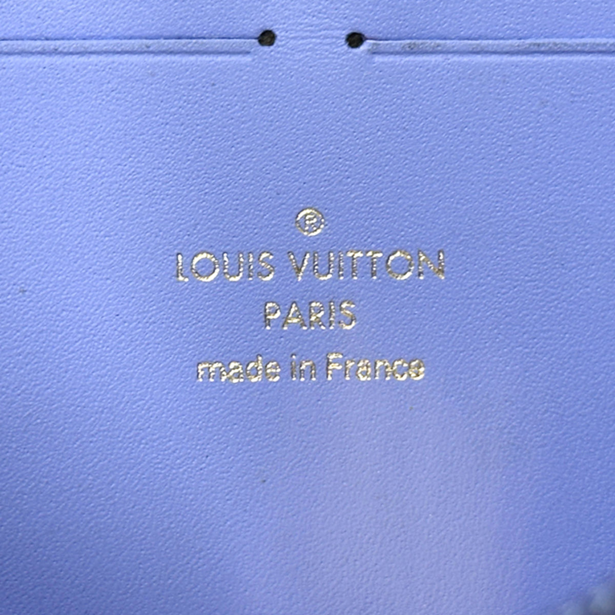 Louis Vuitton Blue Long Wallet (Bi-Fold) (Pre-Owned)