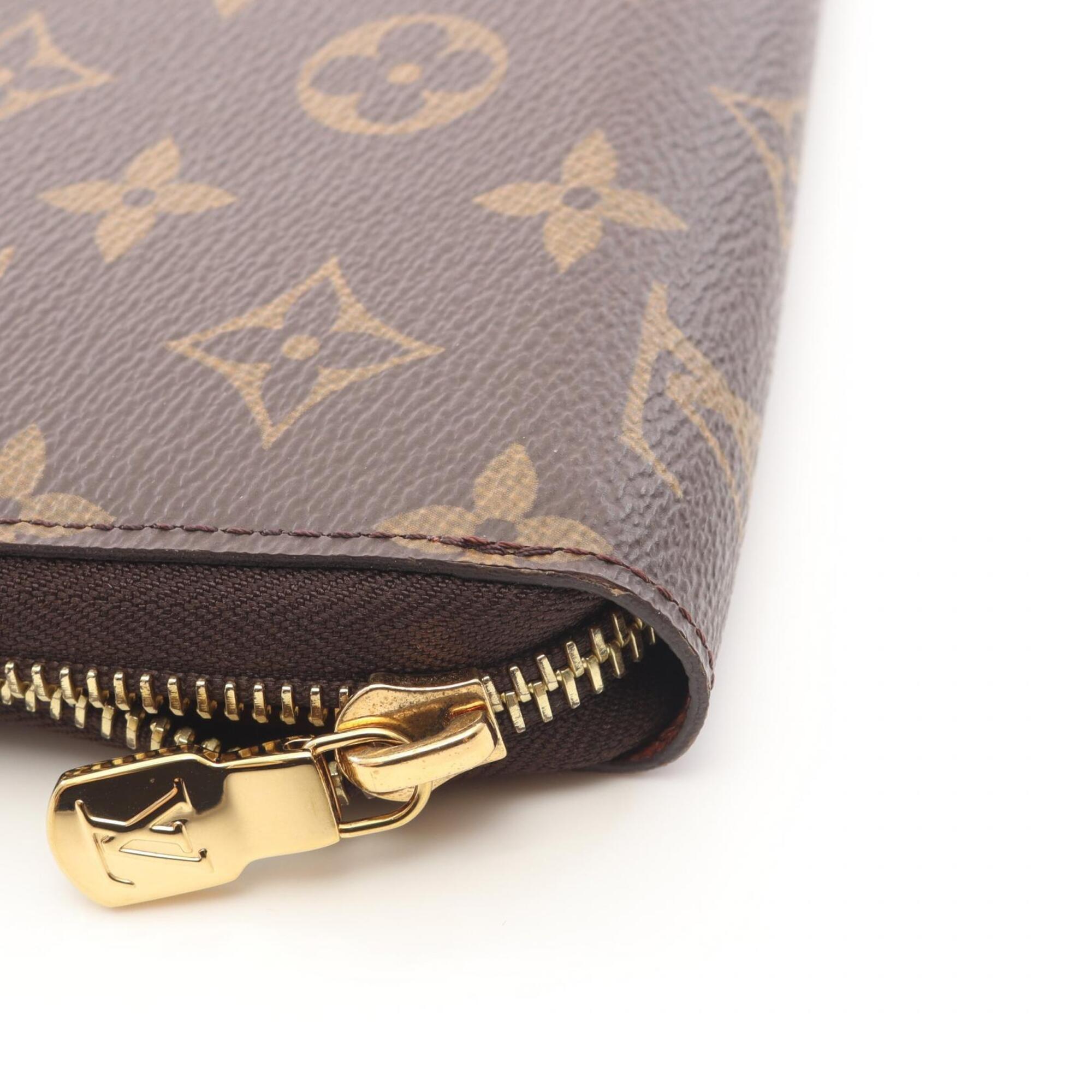 Louis Vuitton Monogram Brown Pvc Long Wallet (Bi-Fold) (Pre-Owned)
