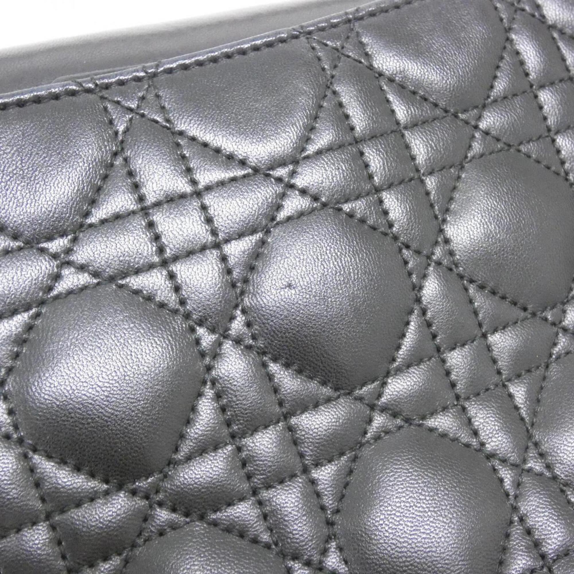 Christian Dior Black Leather Shoulder Bag (Pre-Owned)