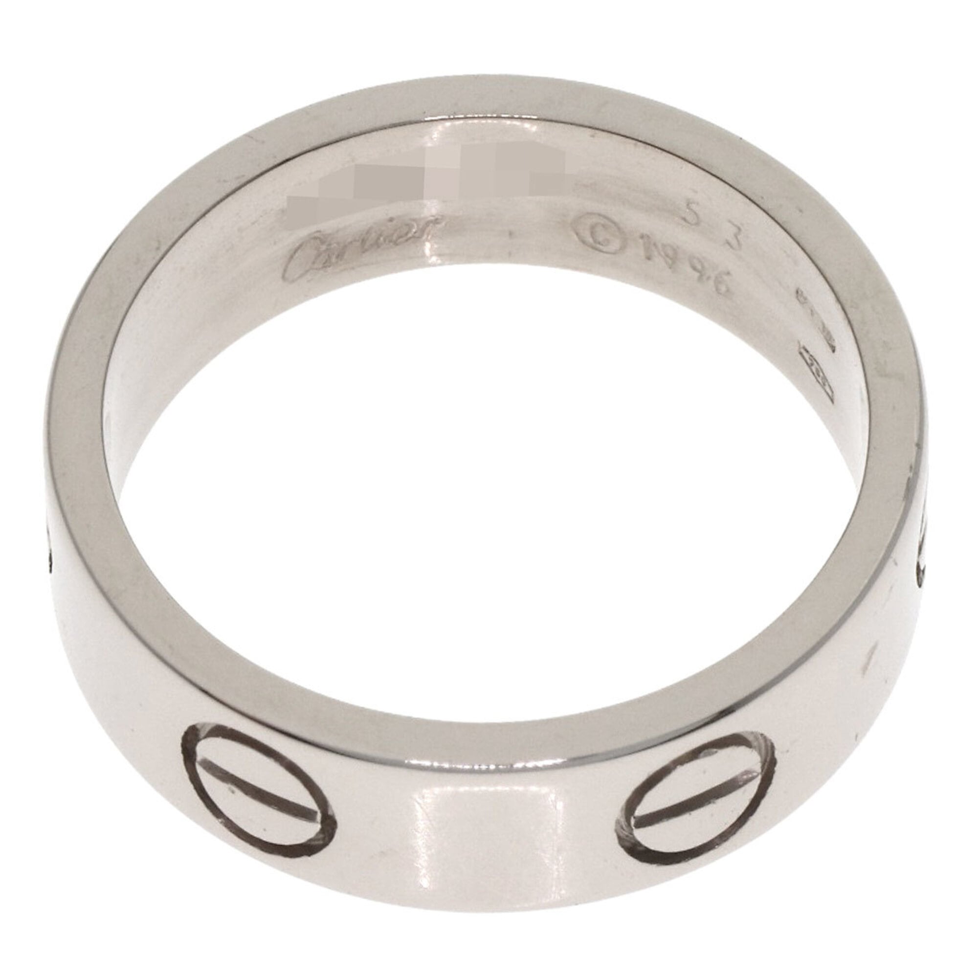 Cartier White Gold (18K) Band Ring (Pre-Owned)