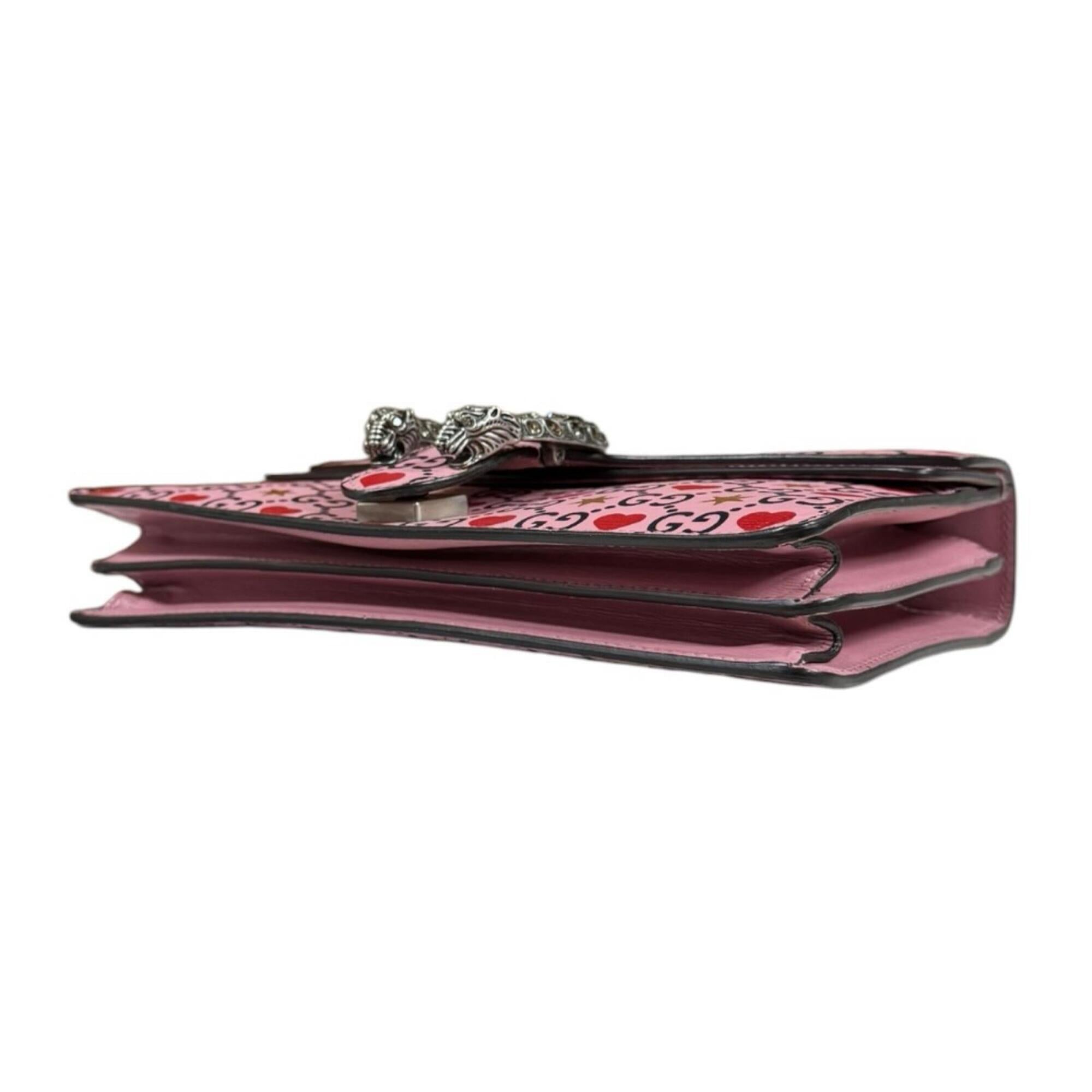 Gucci Pink Leather Shoulder Bag (Pre-Owned)
