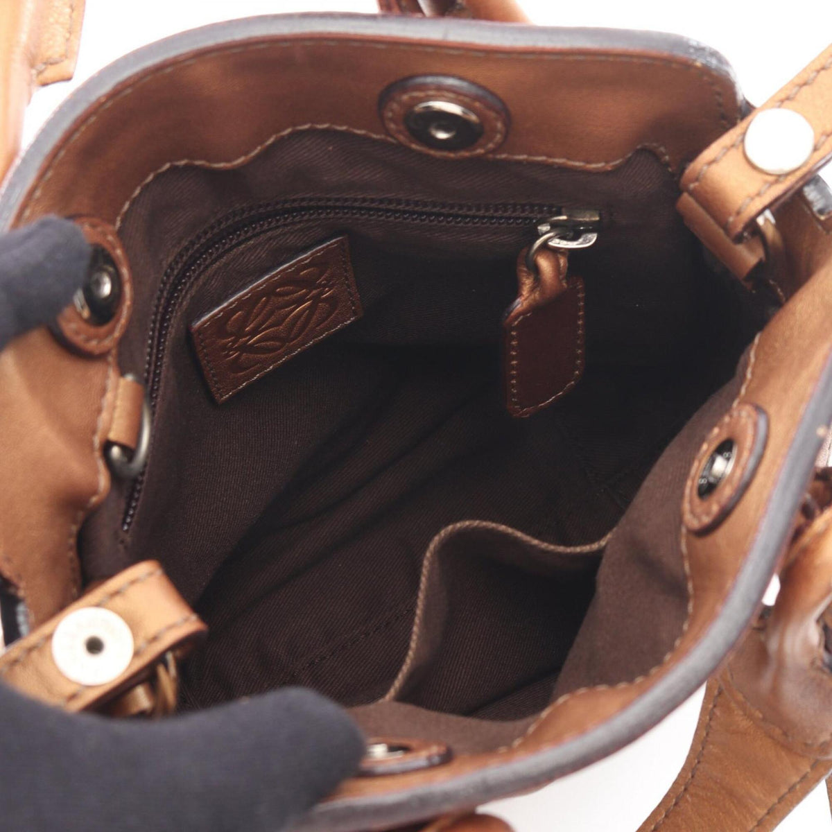 Loewe Brown Leather Handbag (Pre-Owned)
