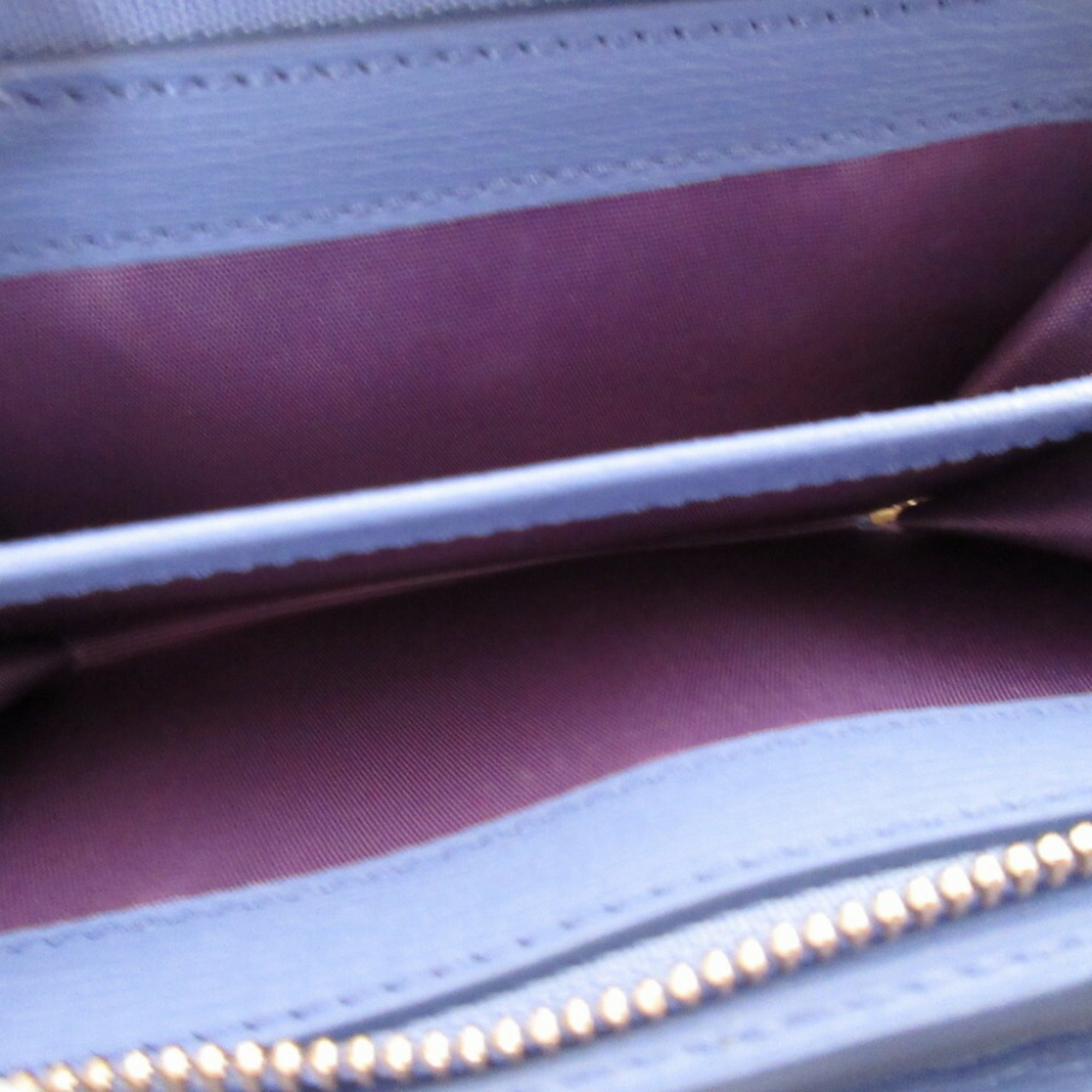 Gucci Purple Leather Middle Wallet (Bi-Fold) (Pre-Owned)